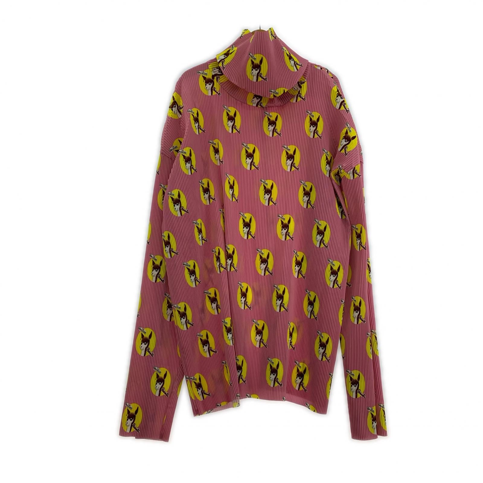 長袖Ｔシャツ BAMBI HI-NECK PLEATED PULLOVER