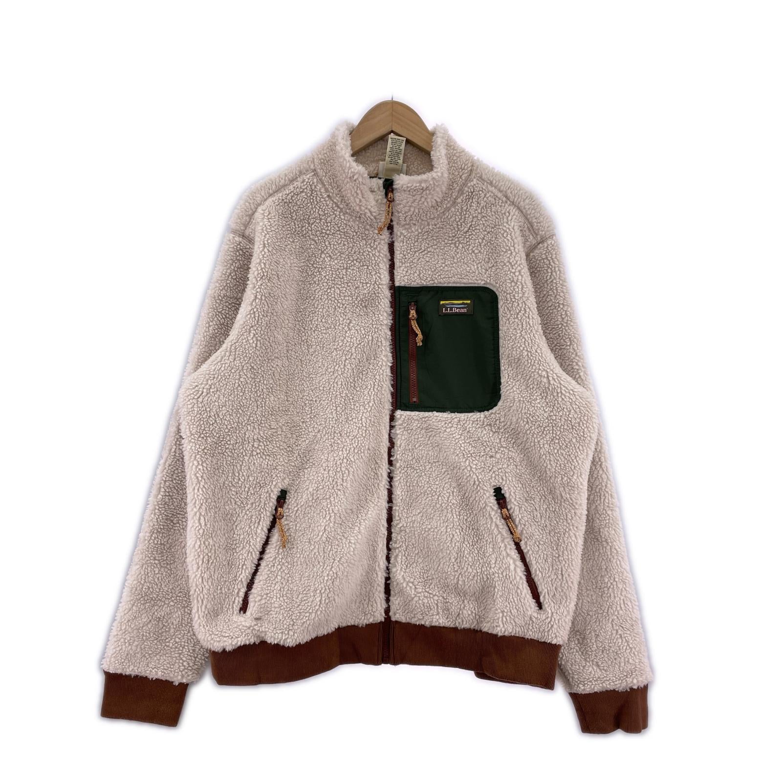 ジャケット L.L.BEAN ボアフリース L L ホワイト