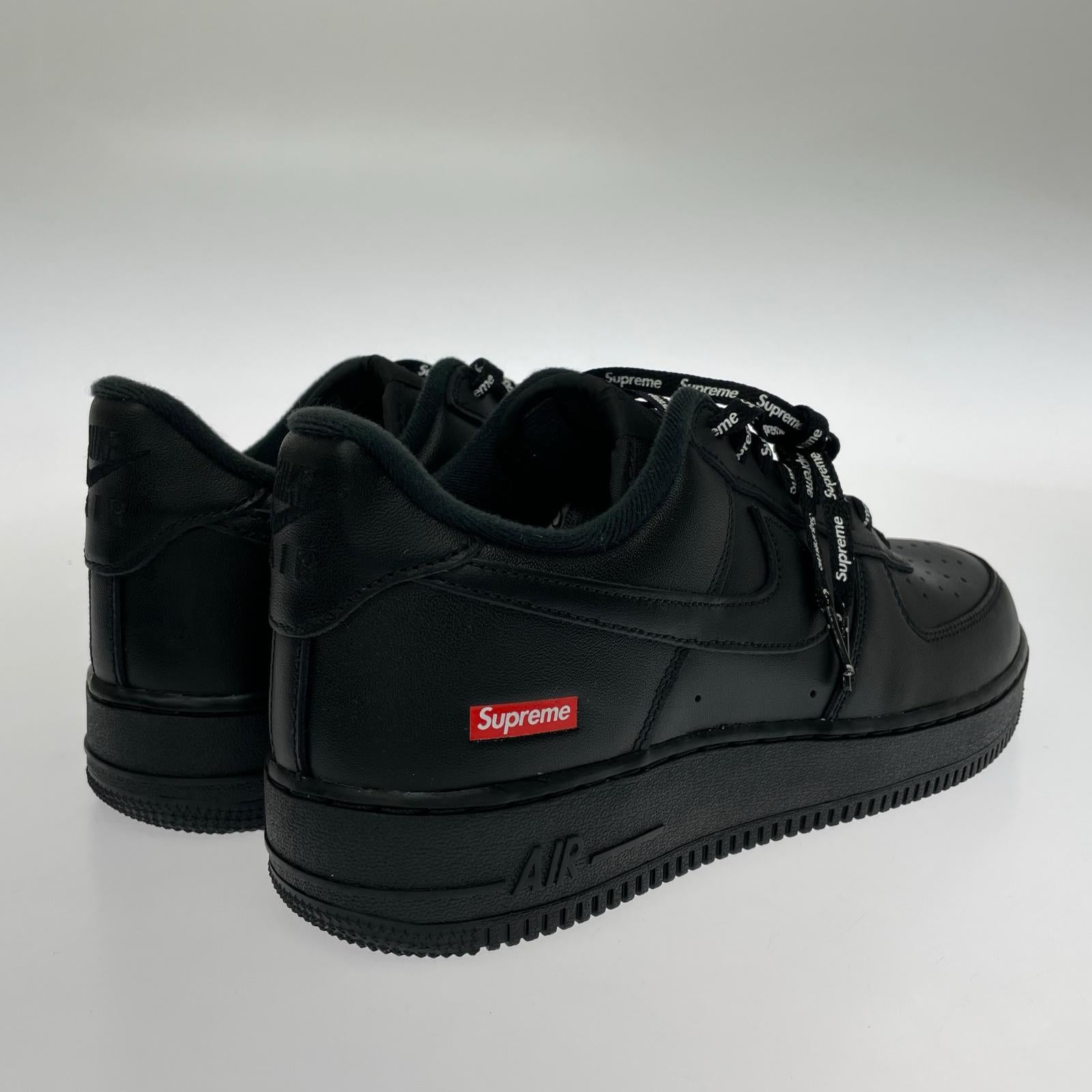 スニーカー NIKE×Supreme Air Force 1 Low 黒 27.0cm 27cm (US9 UK8 1/2 EU44) ブラック