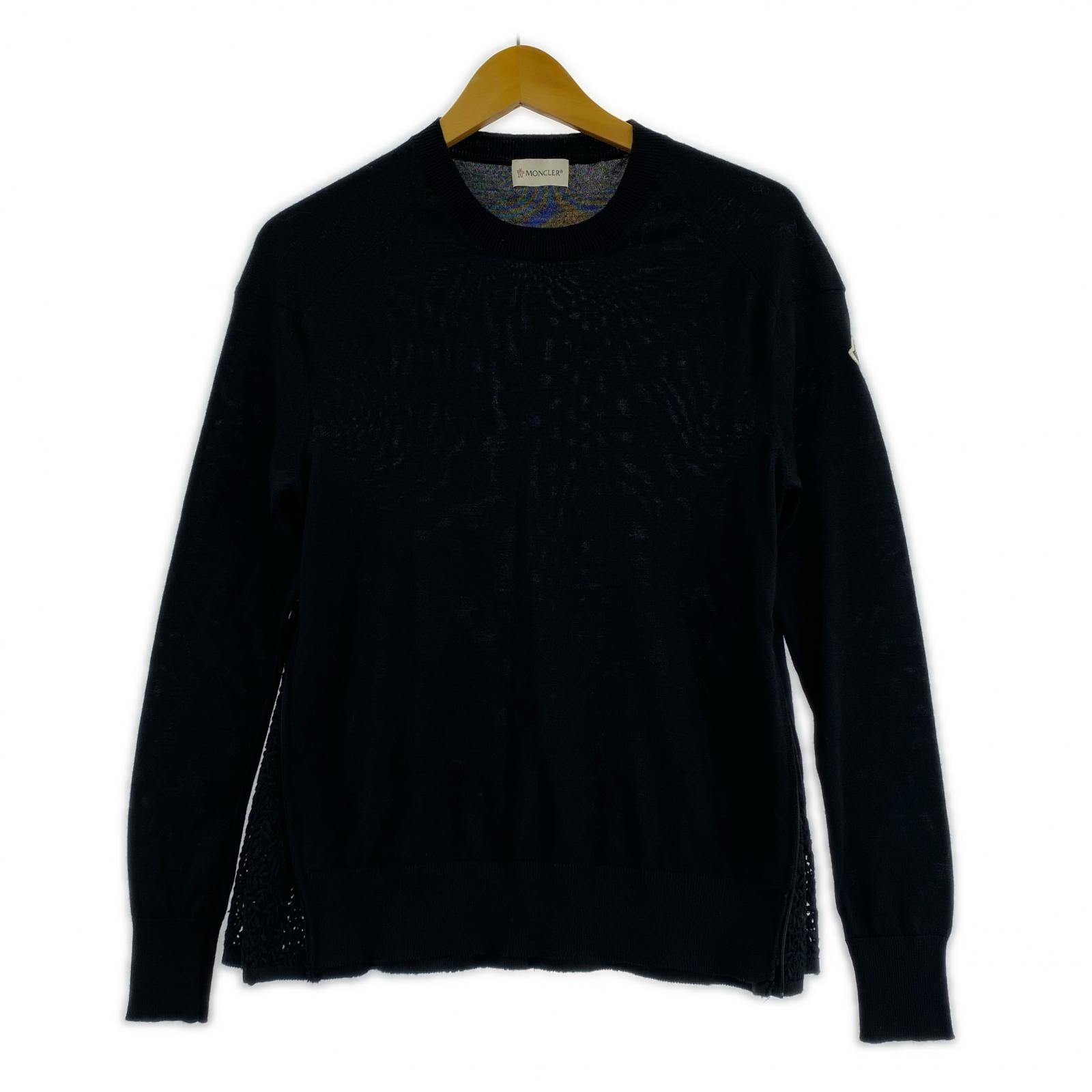 ニット 17AW サイドジップニット BLK ブラック
