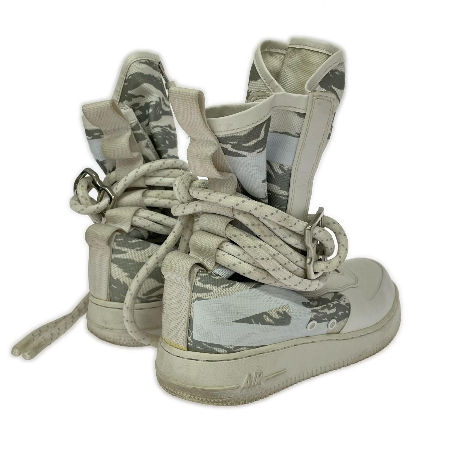スニーカー SF Air Force 1 High "Winter Camo" 26.5cm (US8 1/2 UK8 EU43) ホワイト