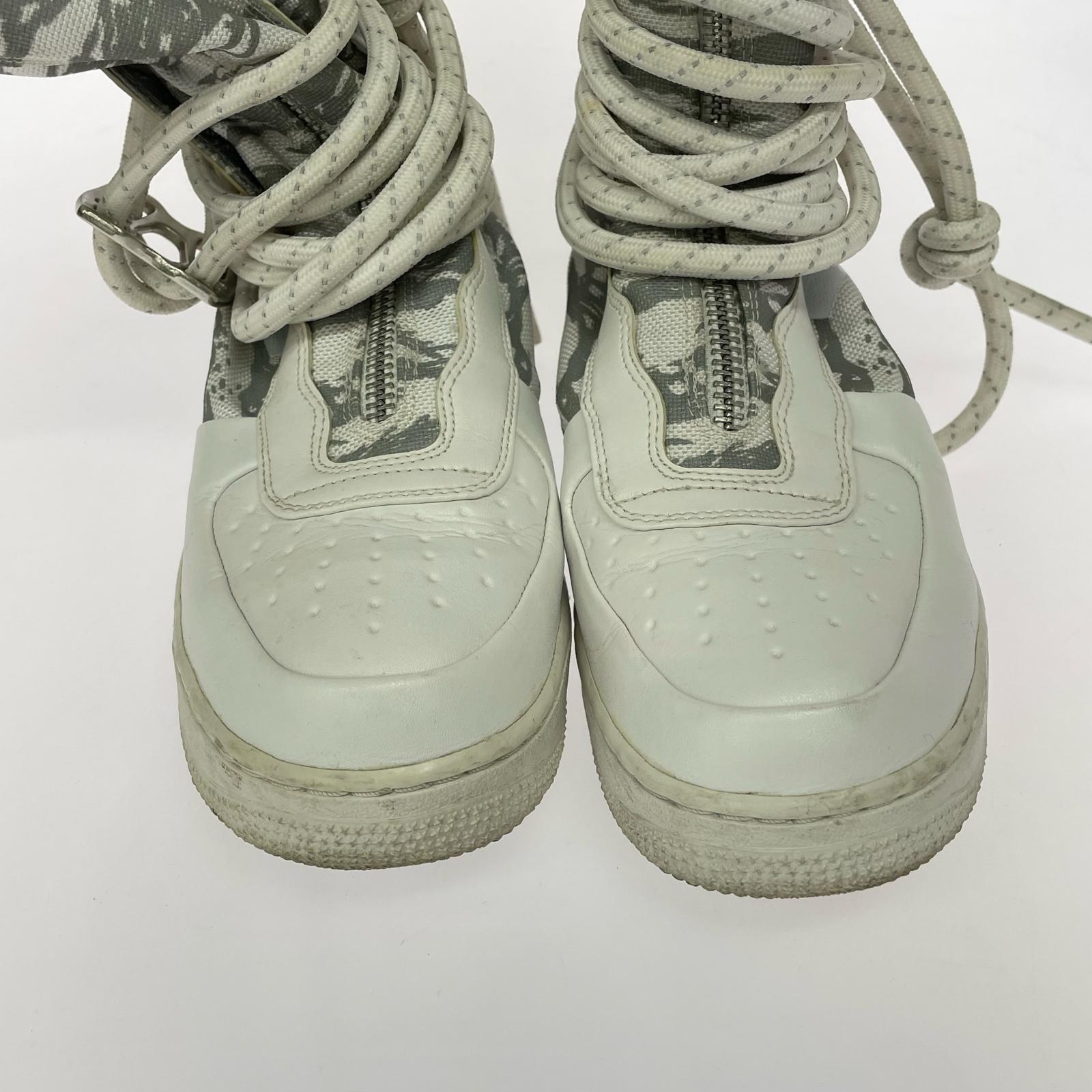 スニーカー SF Air Force 1 High "Winter Camo" 26.5cm (US8 1/2 UK8 EU43) ホワイト