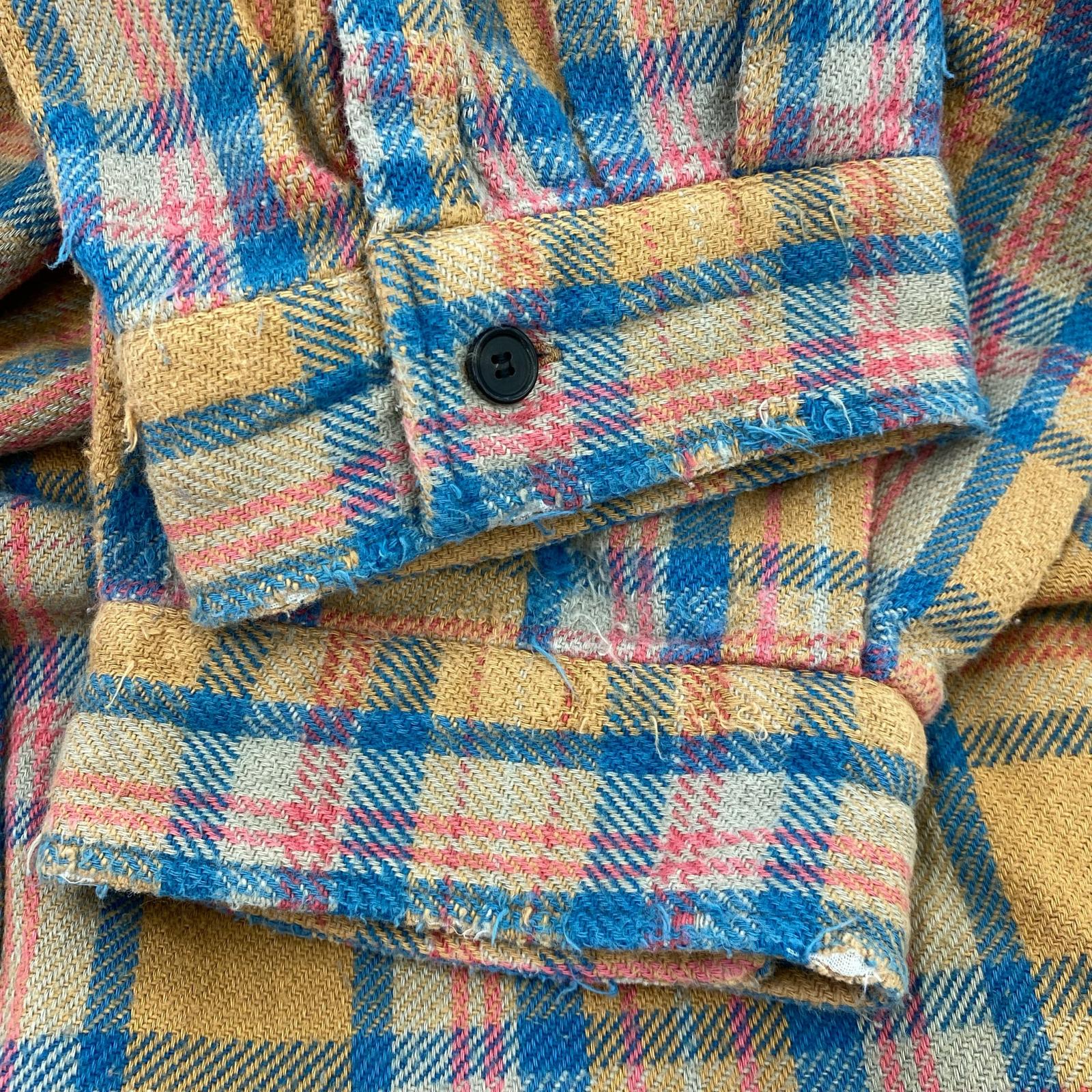 長袖シャツ 25AW NEL CHECK HOODIE SHIRT 1 ブラウン