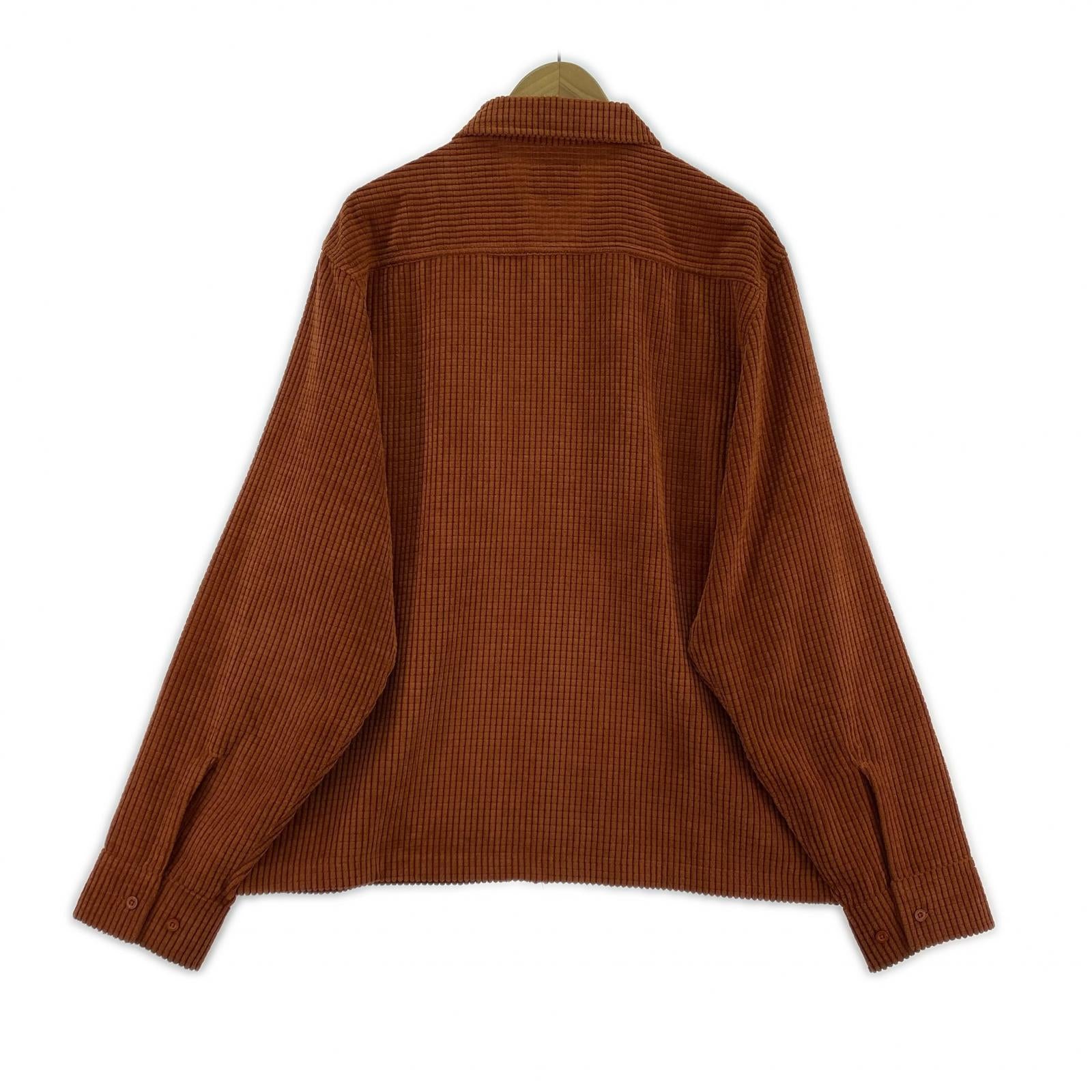ジャケット ジップアップコーデュロイジャケット L L