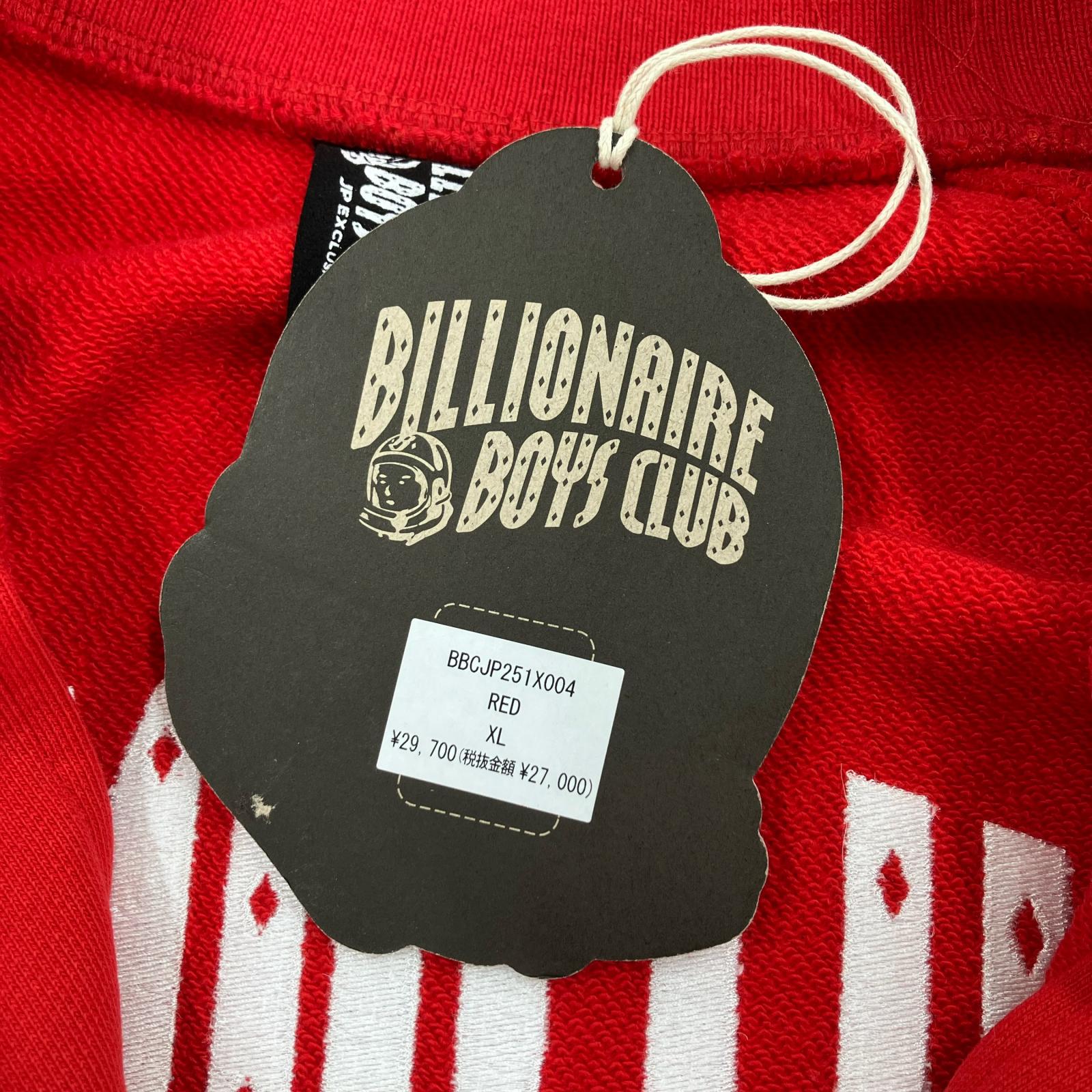 ジャケット EMBROIDERED LOGO SWEAT VARSITY JACKET 赤 レッド
