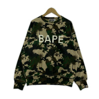 スウェット CAMO CREWNECK RELAXED FIT SWEATSHIRT M M マルチカラー