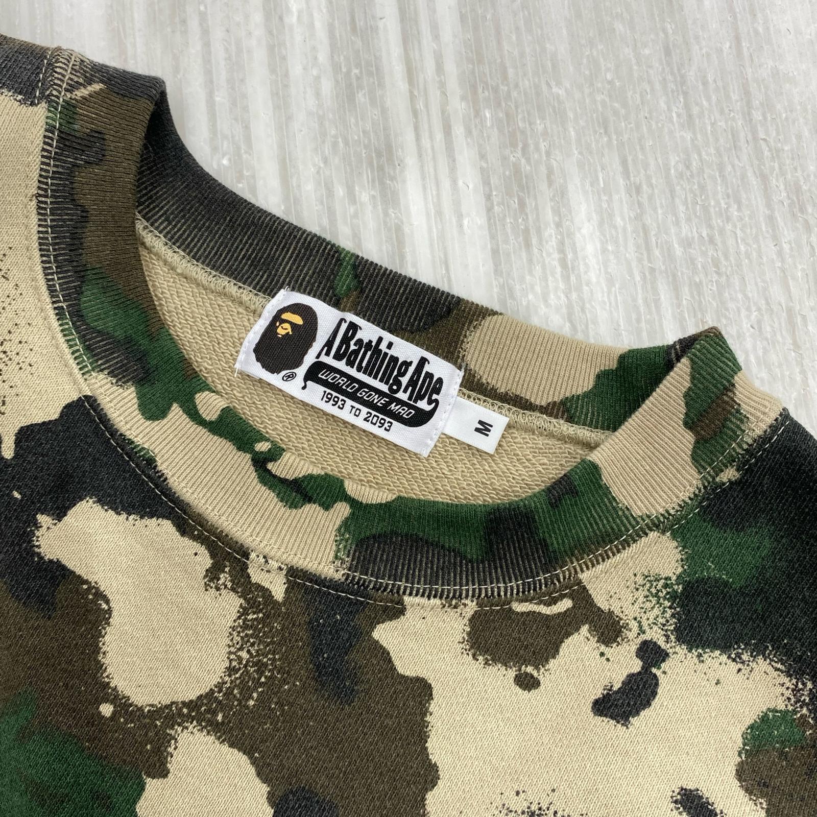 スウェット CAMO CREWNECK RELAXED FIT SWEATSHIRT M M マルチカラー