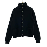 ニット T.T Taiga Takahashi Lot.521 Turtleneck Cardigan CHARCOAL 黒 (38) 38 ブラック