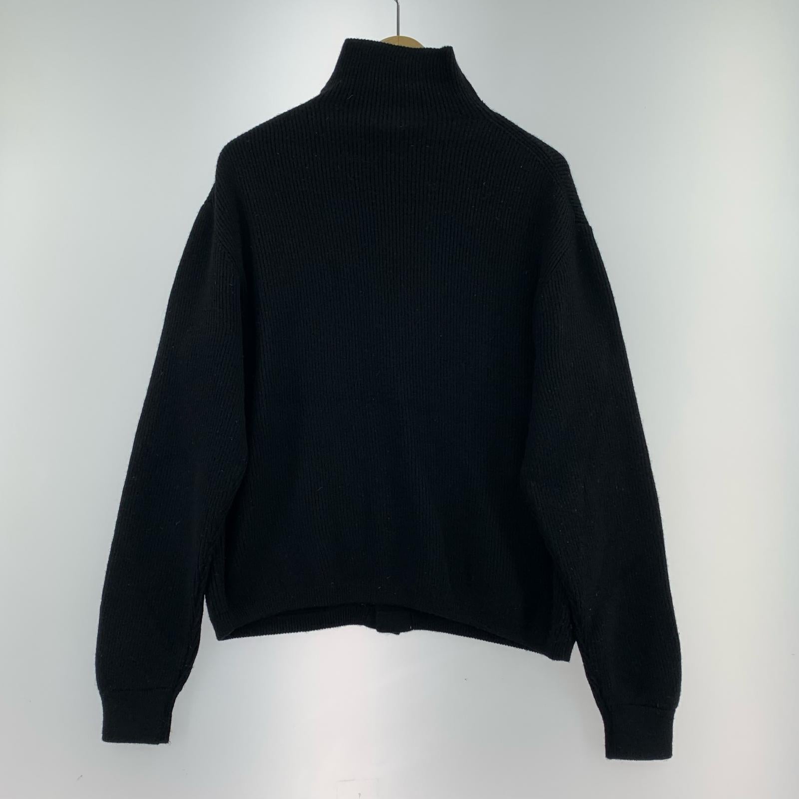 ニット T.T Taiga Takahashi Lot.521 Turtleneck Cardigan CHARCOAL 黒 (38) 38 ブラック