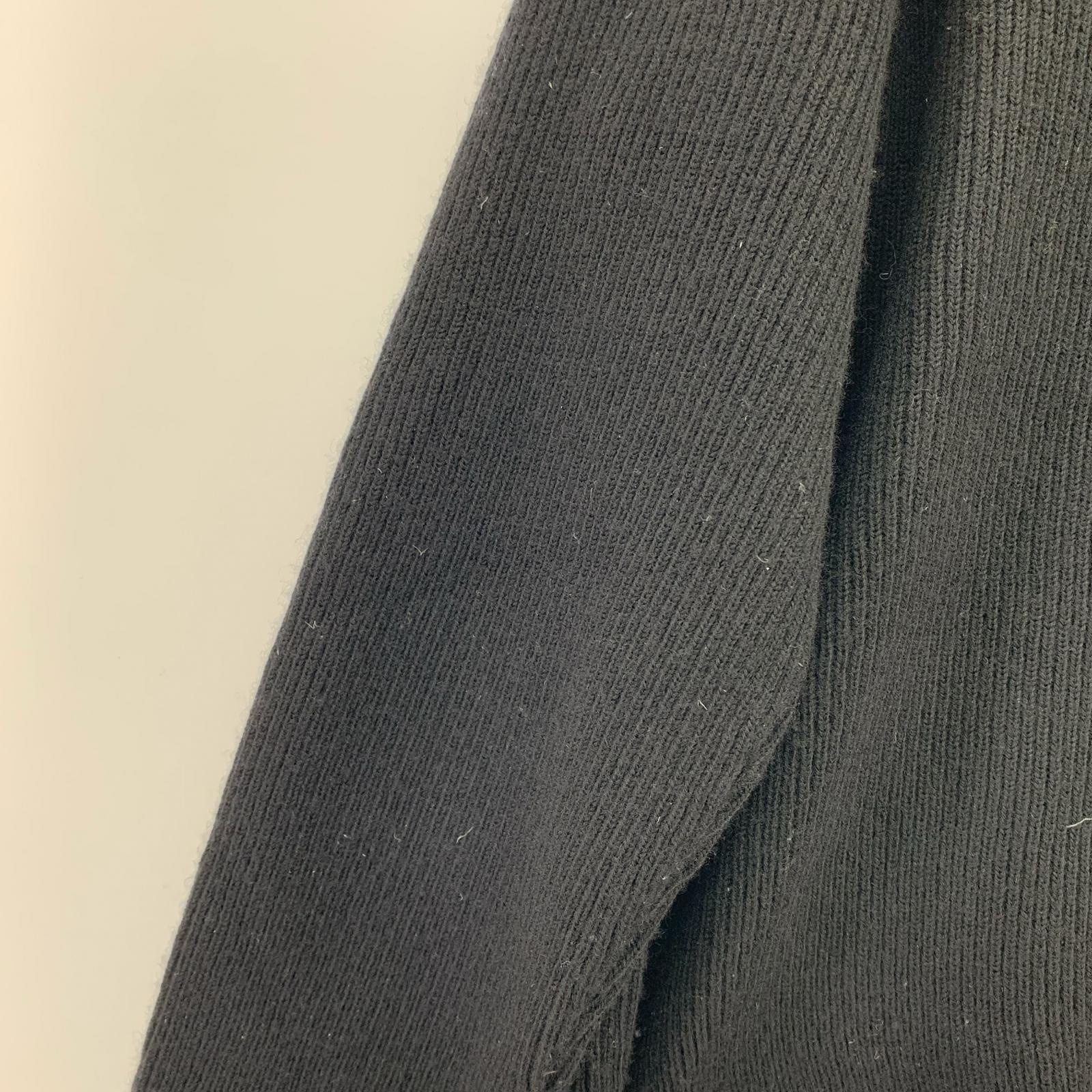 ニット T.T Taiga Takahashi Lot.521 Turtleneck Cardigan CHARCOAL 黒 (38) 38 ブラック