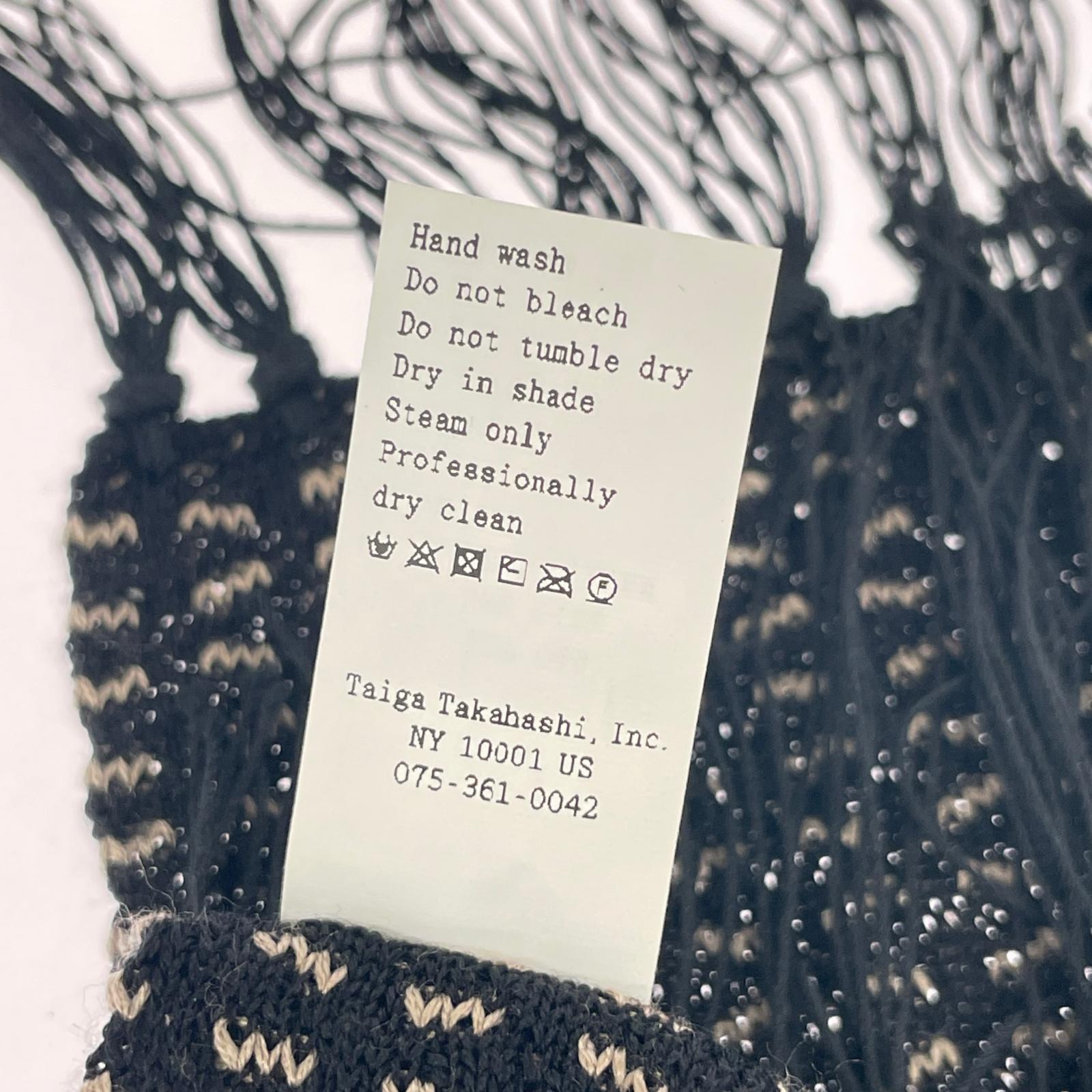 その他アクセサリー T.T Taiga TakahashiLot.015 STOLE 黒 ブラック