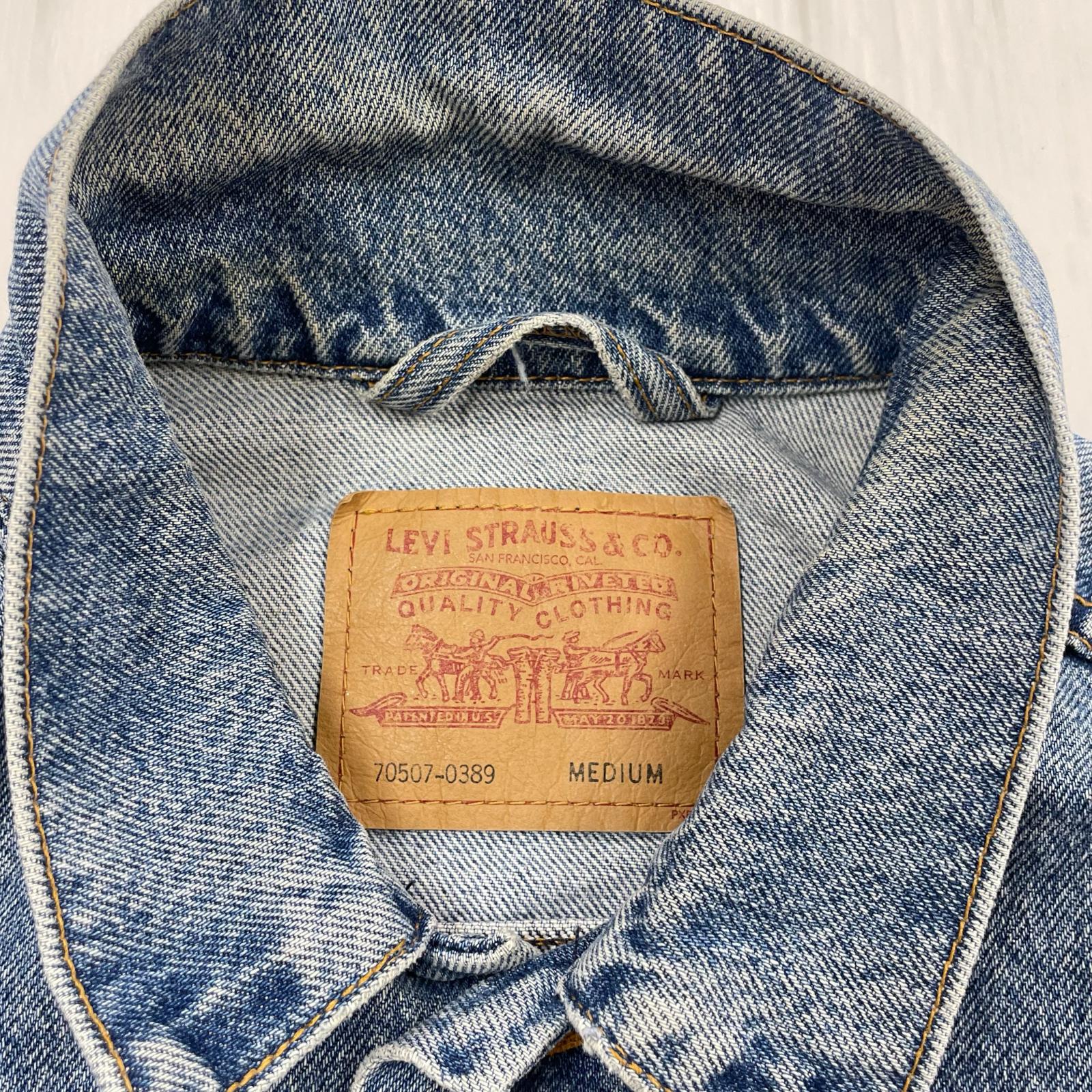 デニムジャケット 70507-0389 M BLU M ブルー