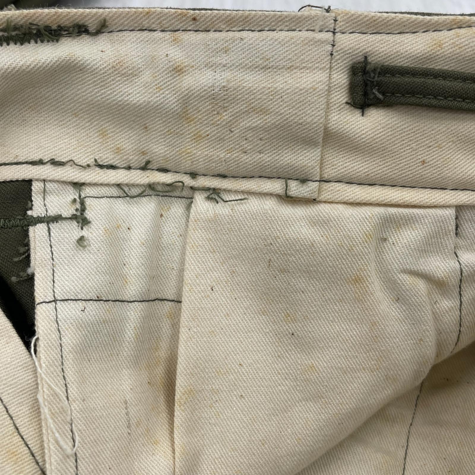 パンツ 50s U.S.ARMY M-43 55-T-34030-30 フィールドパンツ 30 グリーン