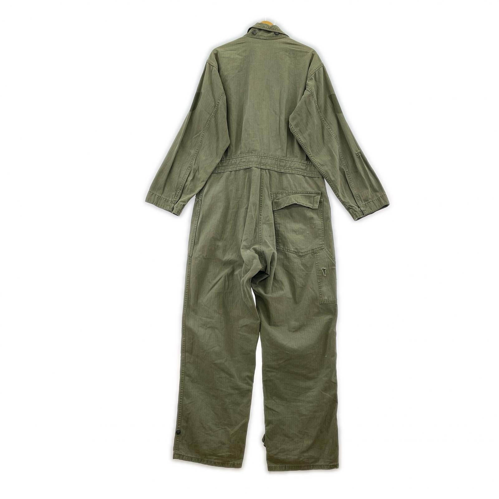 オーバーオール 40s U.S.ARMY M-43 13スター HBT ツナギ (42R) カーキ