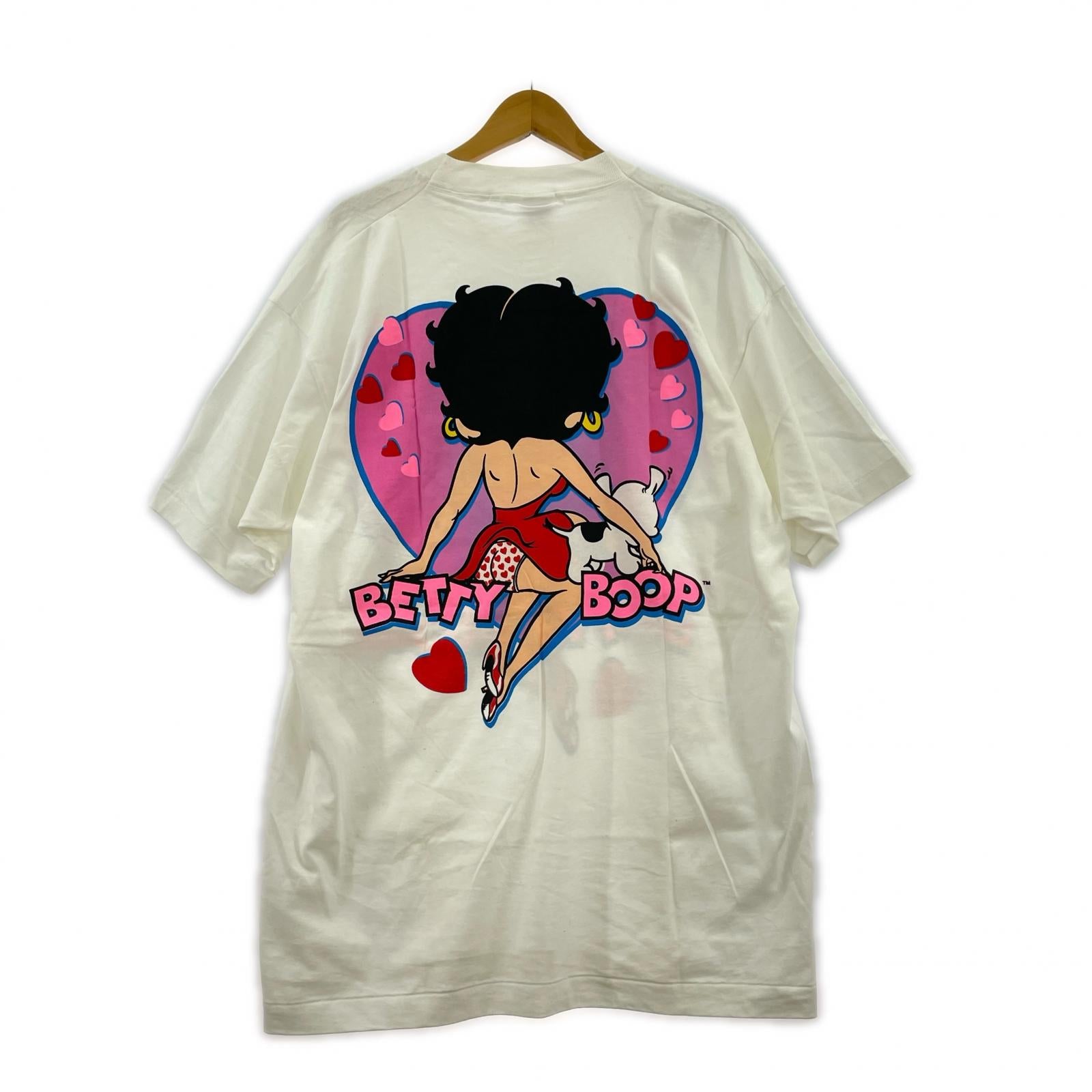 半袖Ｔシャツ BETTY BOOP 両面プリントTEE WHT (XL) ホワイト