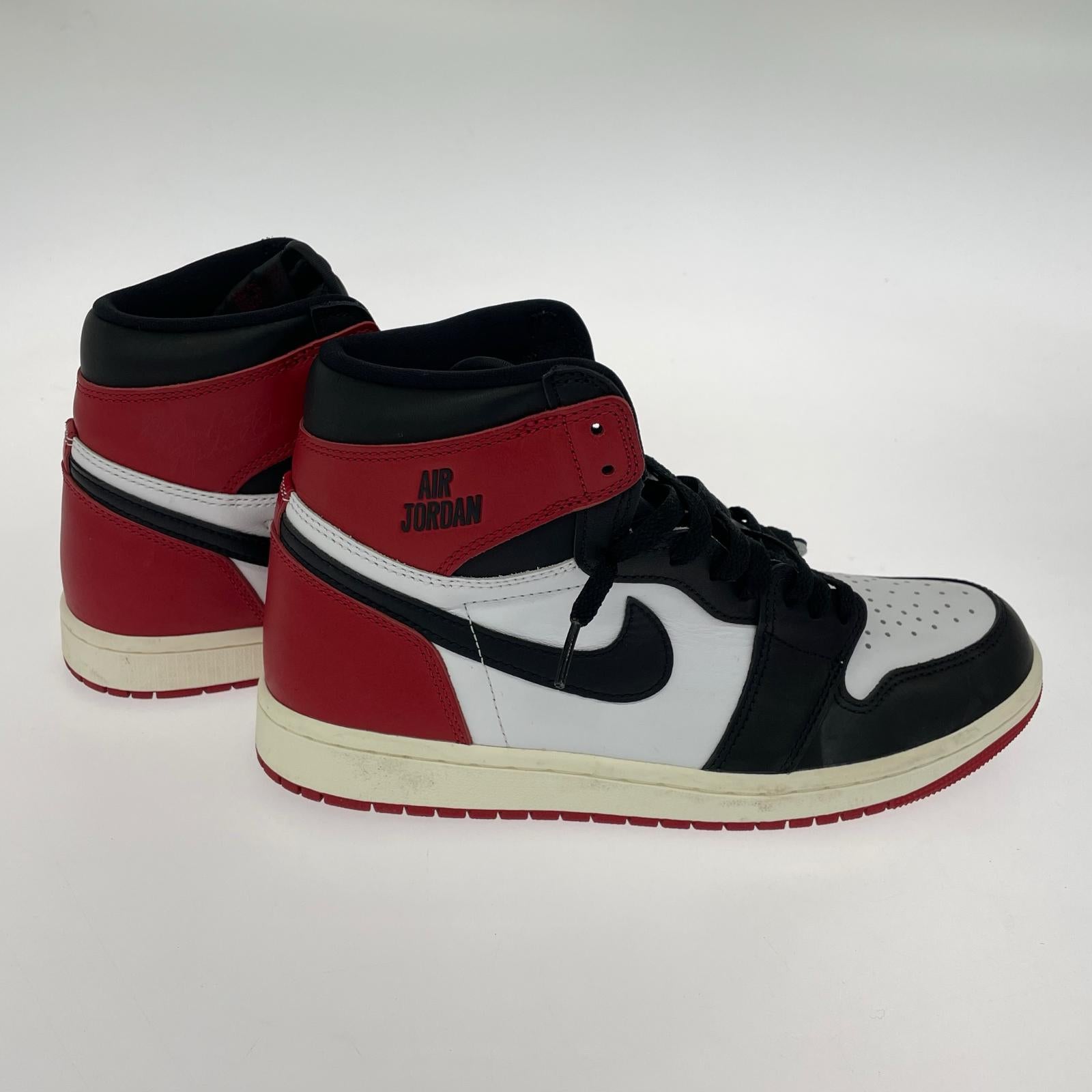 スニーカー AIR JORDAN 1 RETRO HIGH OG BLACK TOE REIMAGINED DZ5485-106 26.5 26.5cm (US8 1/2 UK8 EU43)