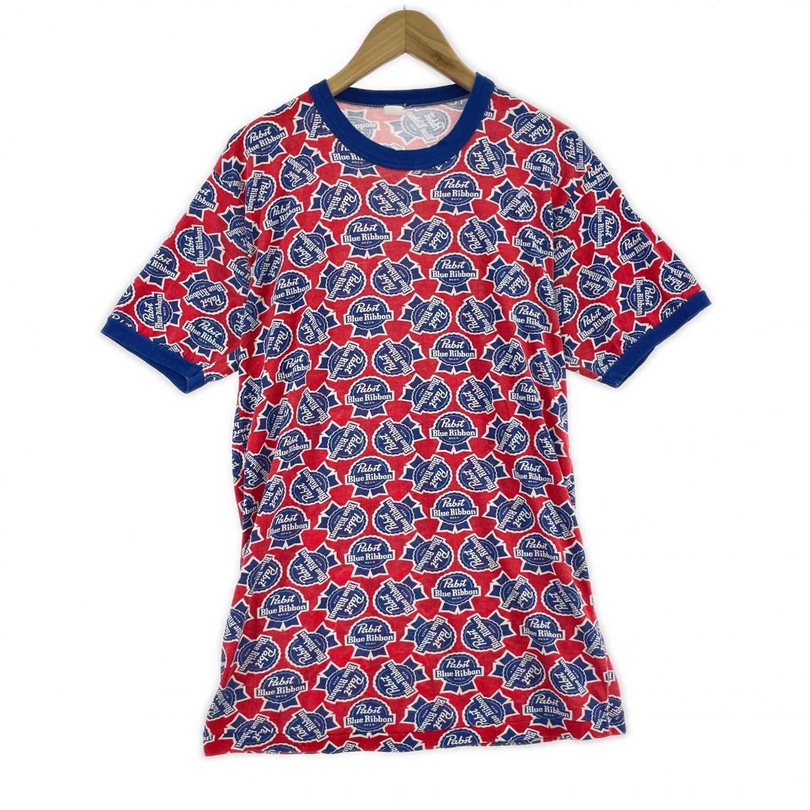 半袖Ｔシャツ Pabst Blue Ribbon BEER/70s/Tシャツ レッド