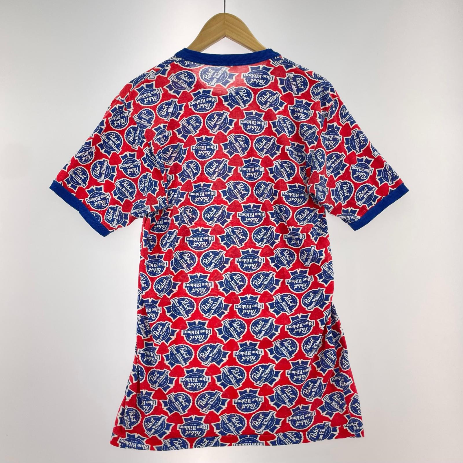半袖Ｔシャツ Pabst Blue Ribbon BEER/70s/Tシャツ レッド