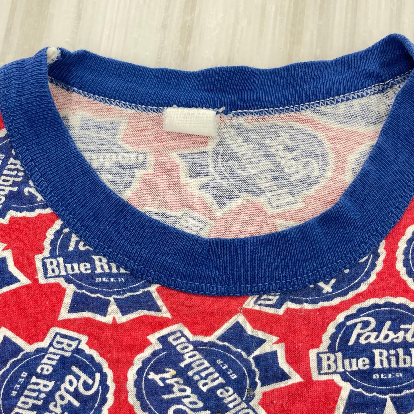 半袖Ｔシャツ Pabst Blue Ribbon BEER/70s/Tシャツ レッド