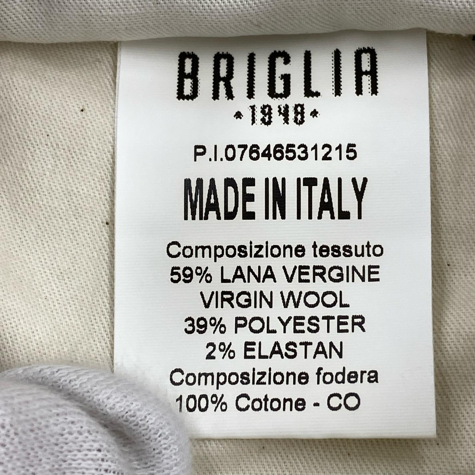 パンツ BRIGLIA 1949 ツータック スラックス グレー グレー