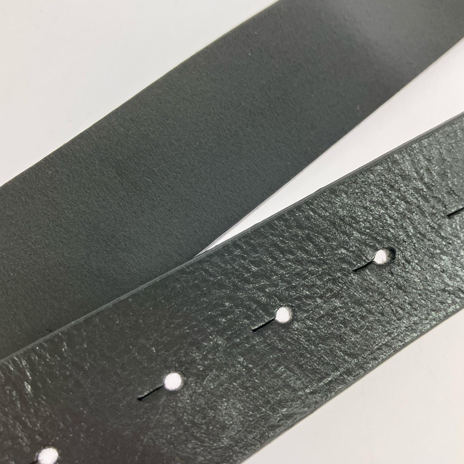 その他アクセサリー B-1DR ロゴベルト 黒レザー 75/30 ブラック