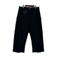 パンツ 18AW BONTAGE CROPPED PANTS 黒 ブラック