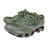 スニーカー mizuno WAVE PROPHECY LS 28.5cm 緑 茶 グレー 28.5cm (US10 1/2 UK10 EU47) グリーン