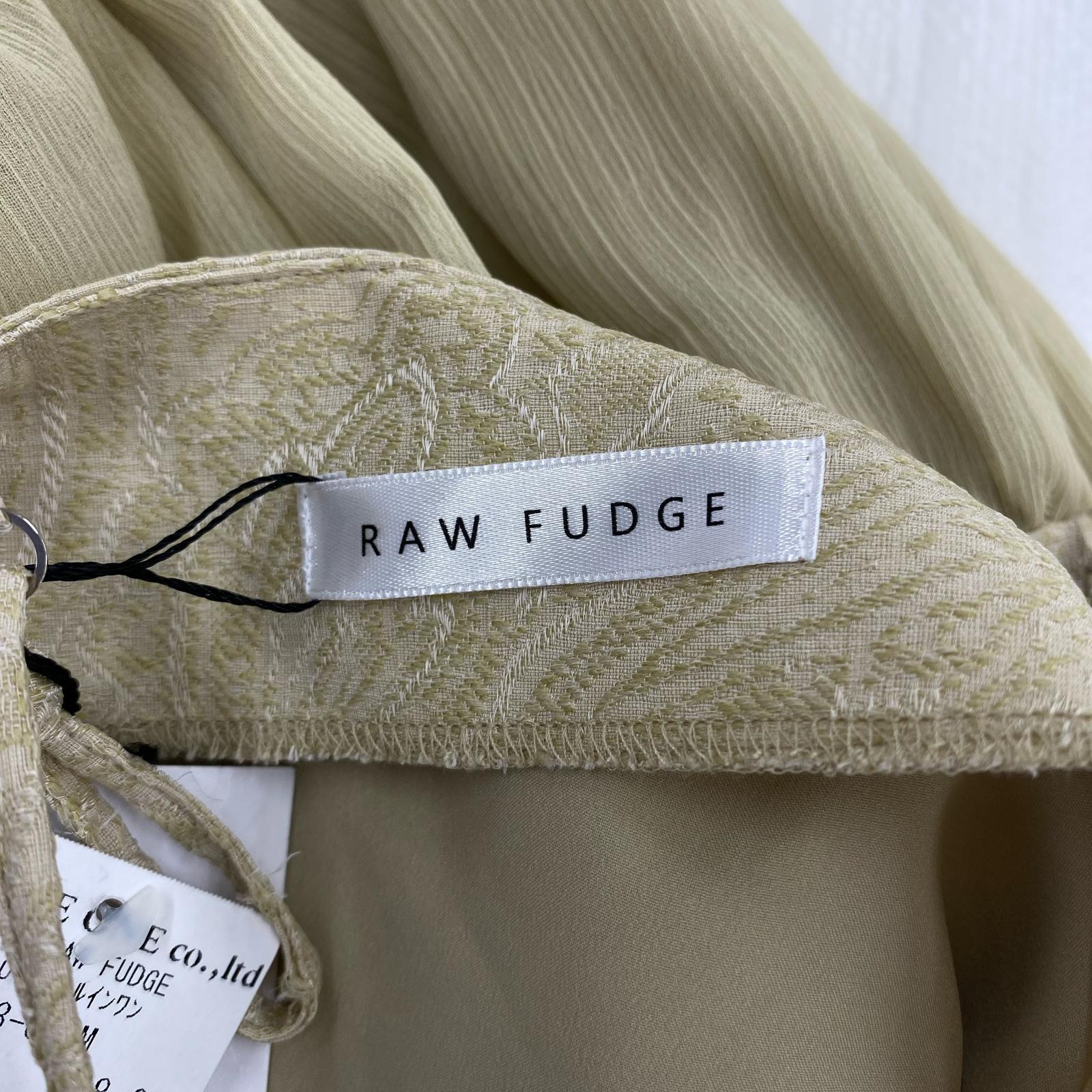 サロペット RAW FUDGE ノースリーブワンピース M ベージュ