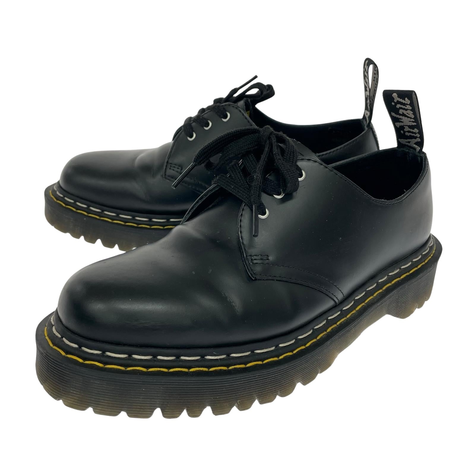 シューズ Dr.Martens×RICK OWENS 1461 BEX DS RO レザーシューズ 8 ブラック 26.5cm (US8 1/2 UK8 EU43) ブラック