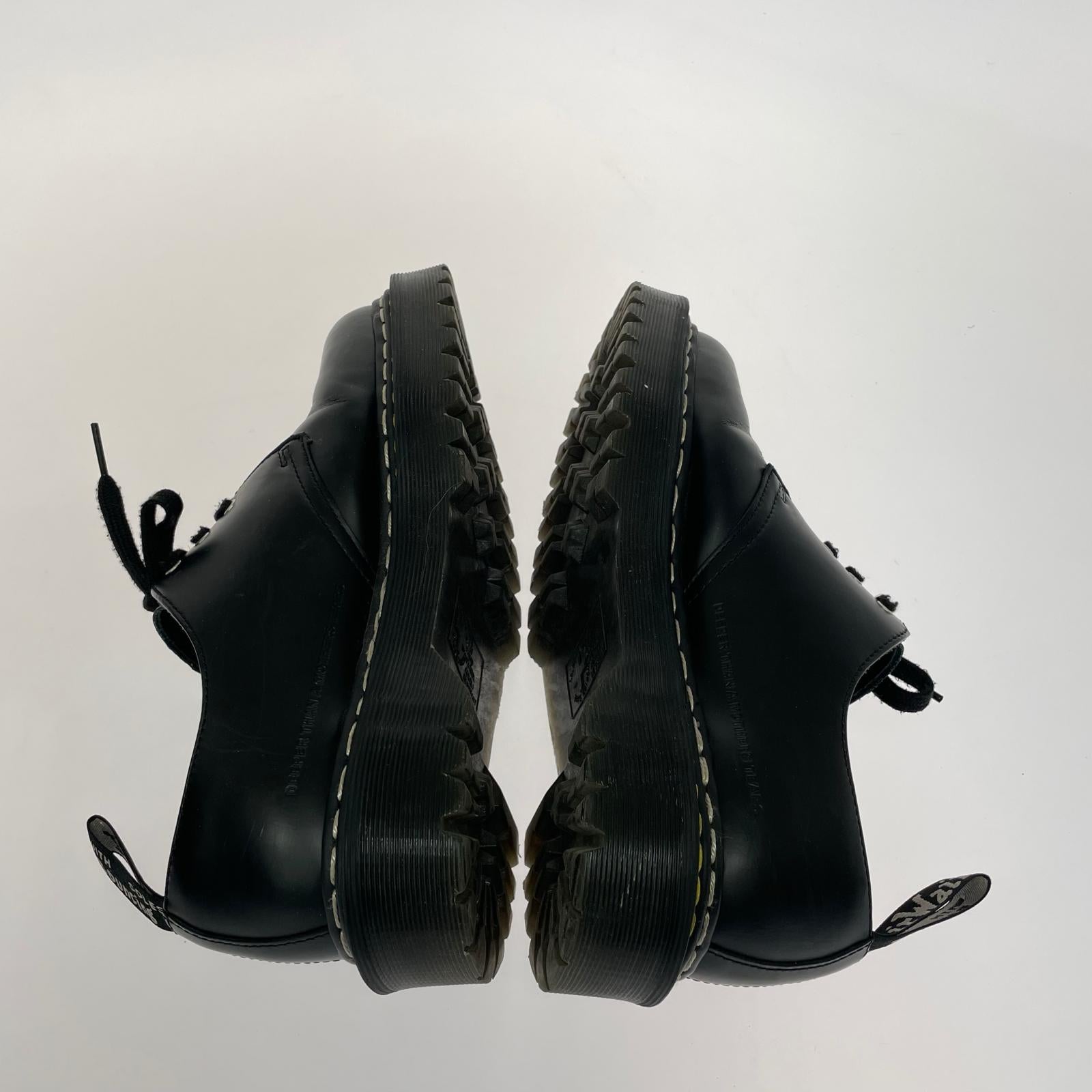 シューズ Dr.Martens×RICK OWENS 1461 BEX DS RO レザーシューズ 8 ブラック 26.5cm (US8 1/2 UK8 EU43) ブラック