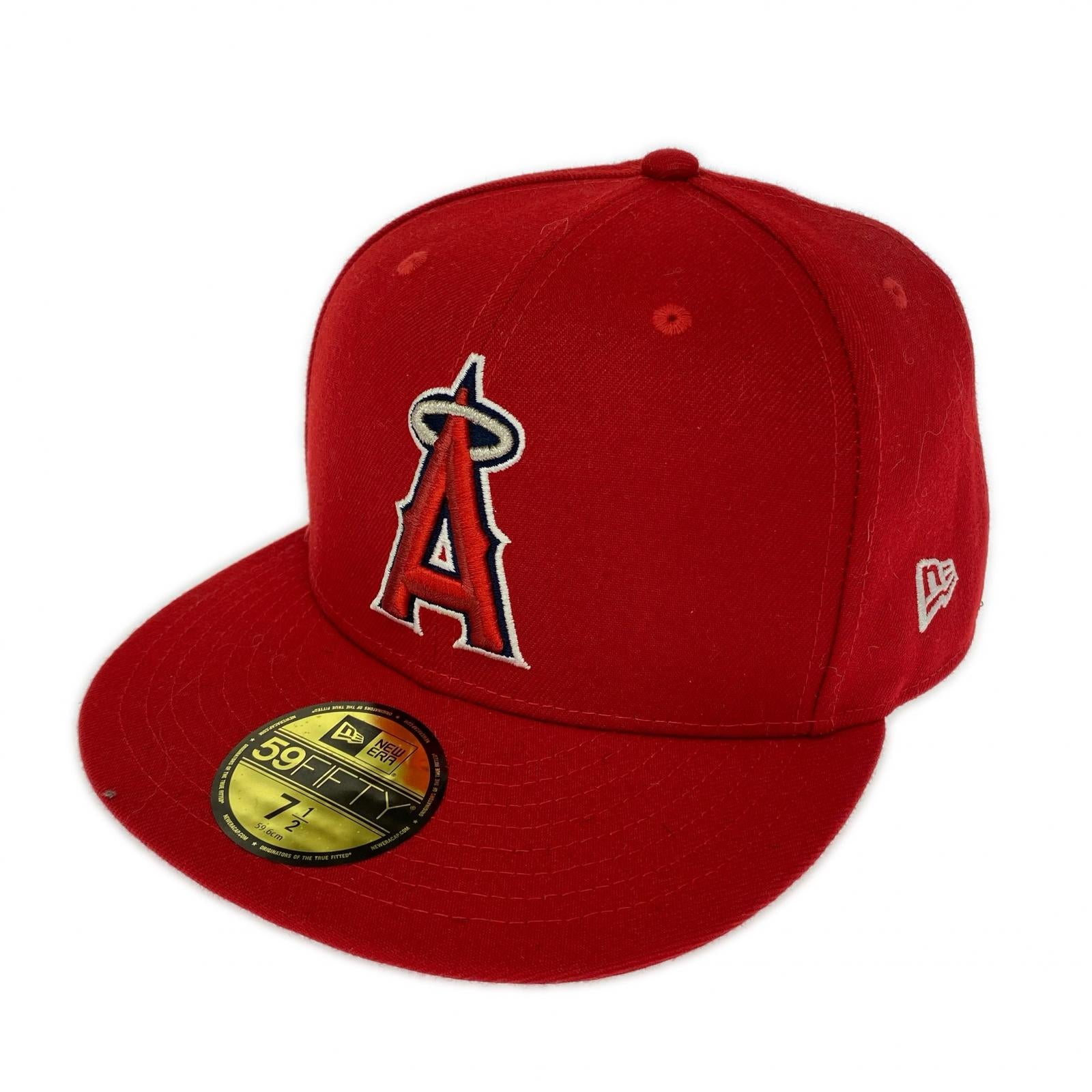 キャップ WIND AND SEA×NEW ERA ANGELS 59FIFTY 6パネルキャップ レッド