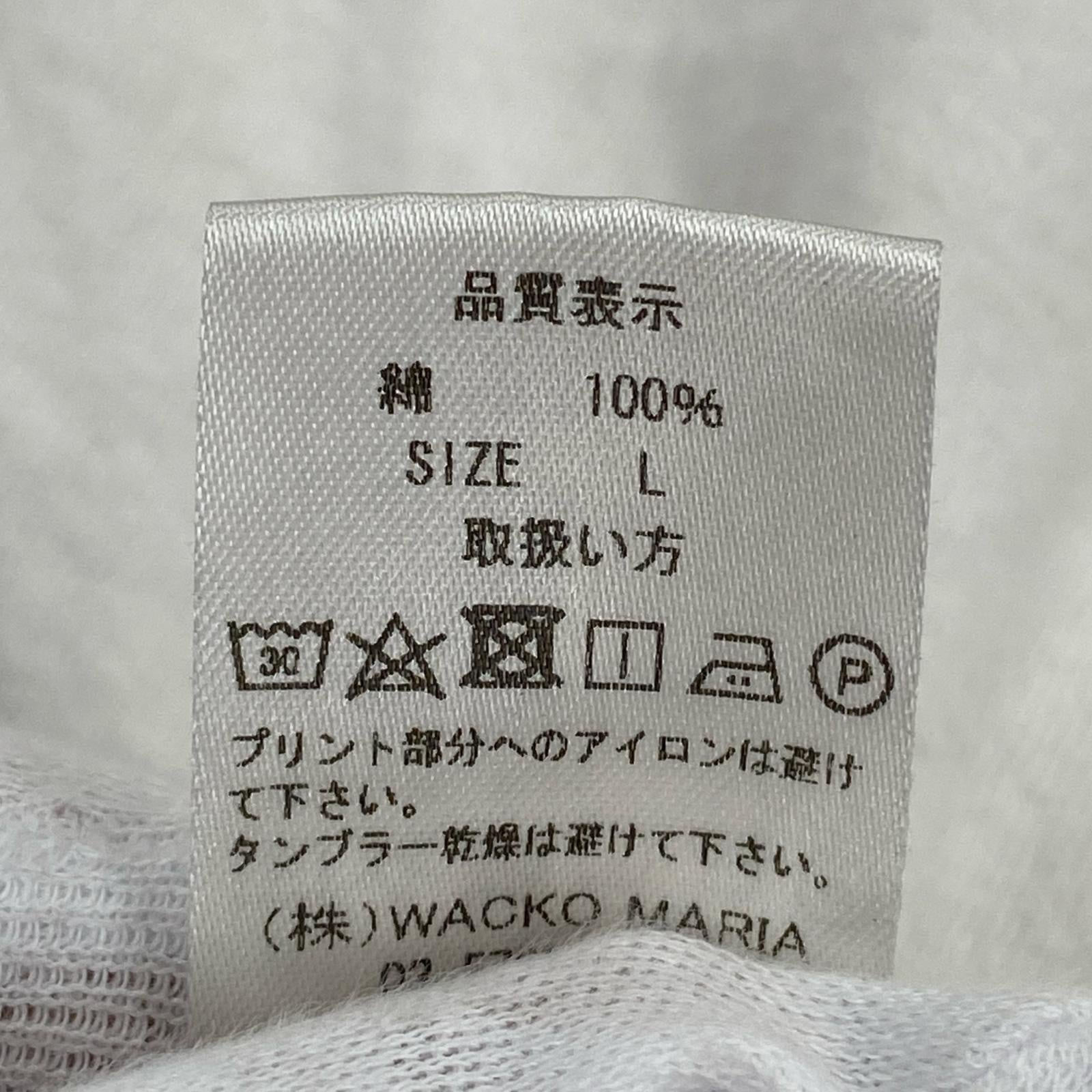 半袖Ｔシャツ WACKO MARIA×攻殻機動隊 24SS プリントTee L ホワイト L ホワイト