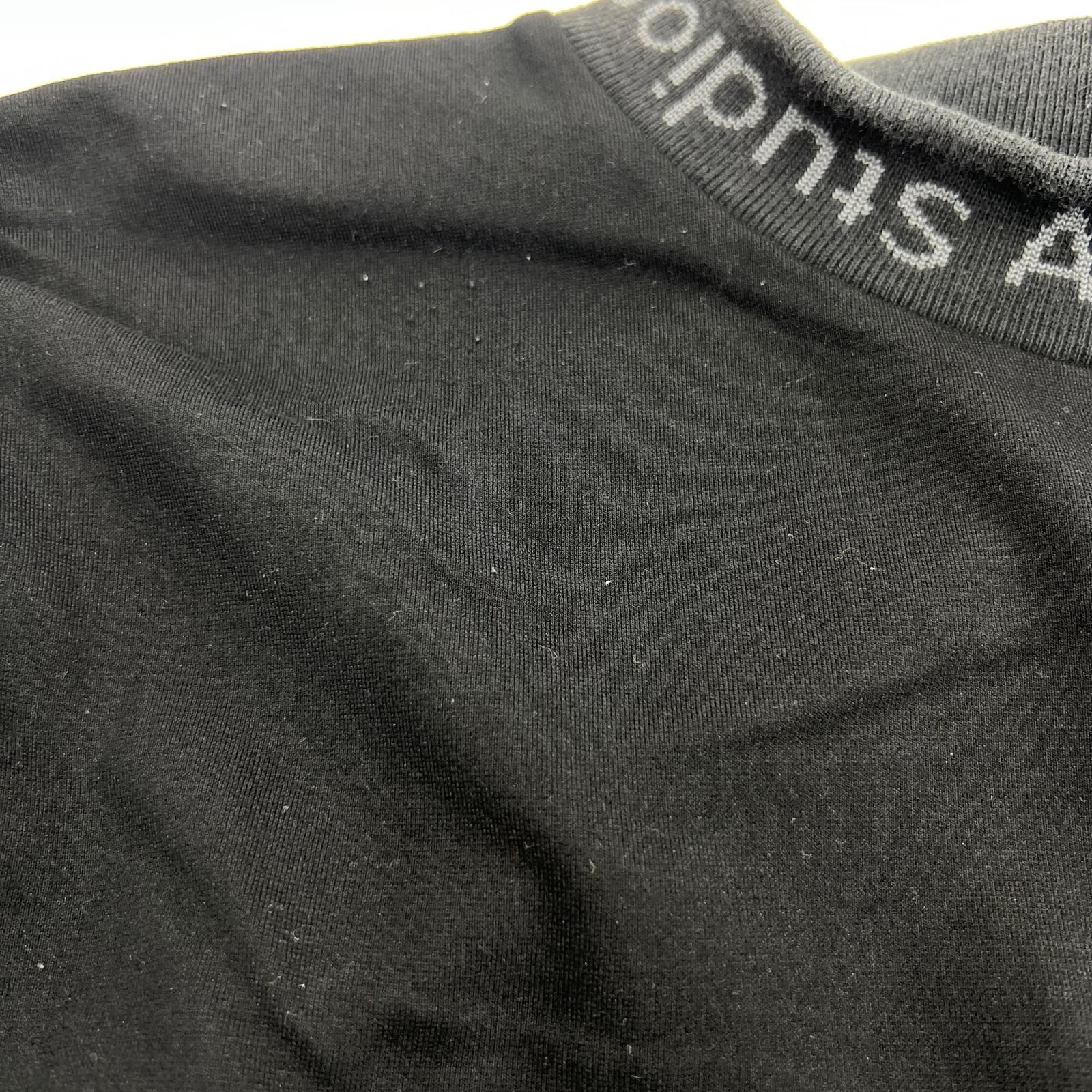 半袖Ｔシャツ モックネックＴシャツ ブラック