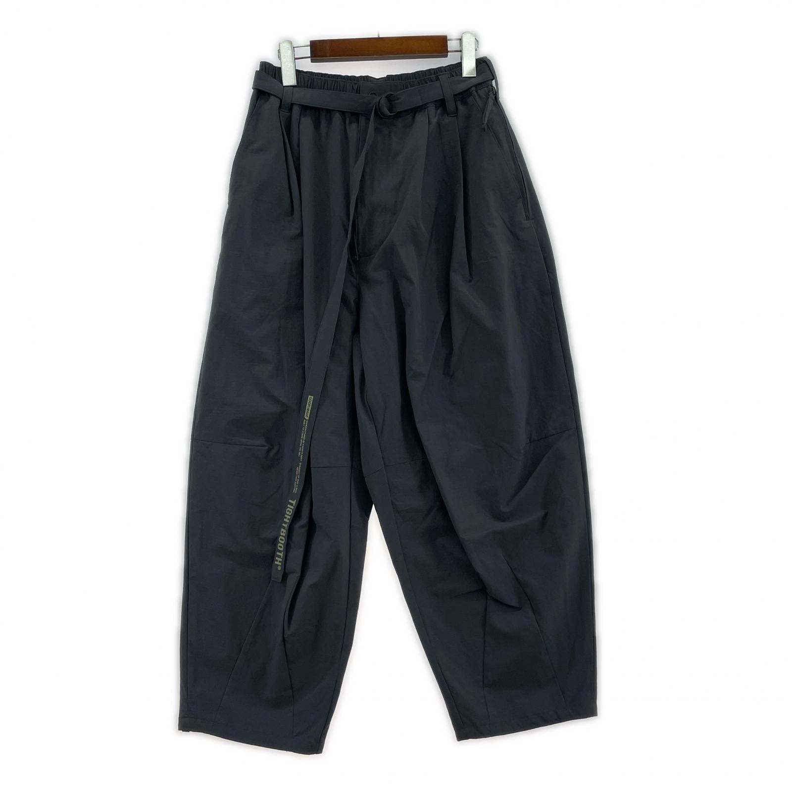 パンツ × GOOPIMADE ストラップバギースラックス グレー 1 グレー