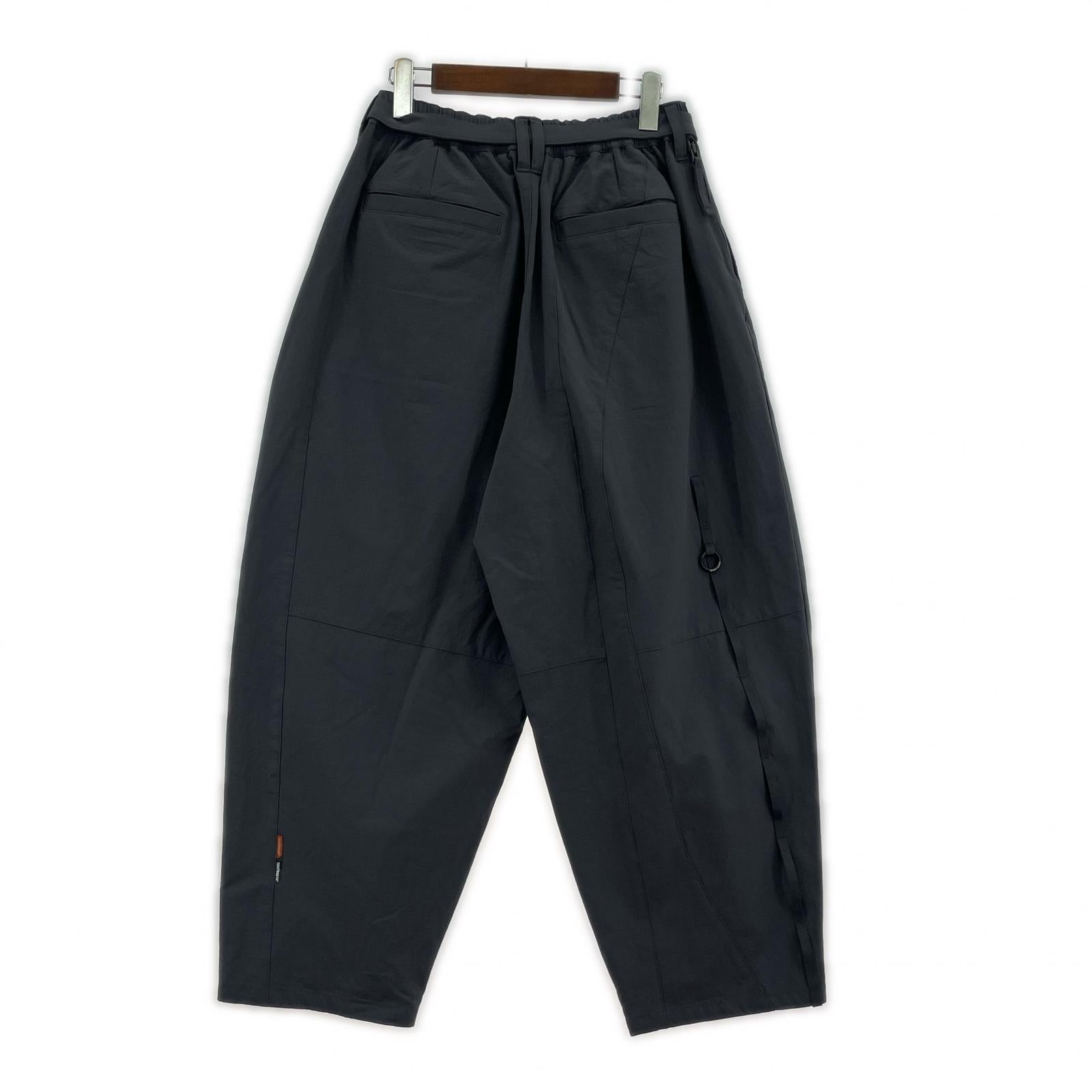 パンツ × GOOPIMADE ストラップバギースラックス グレー 1 グレー