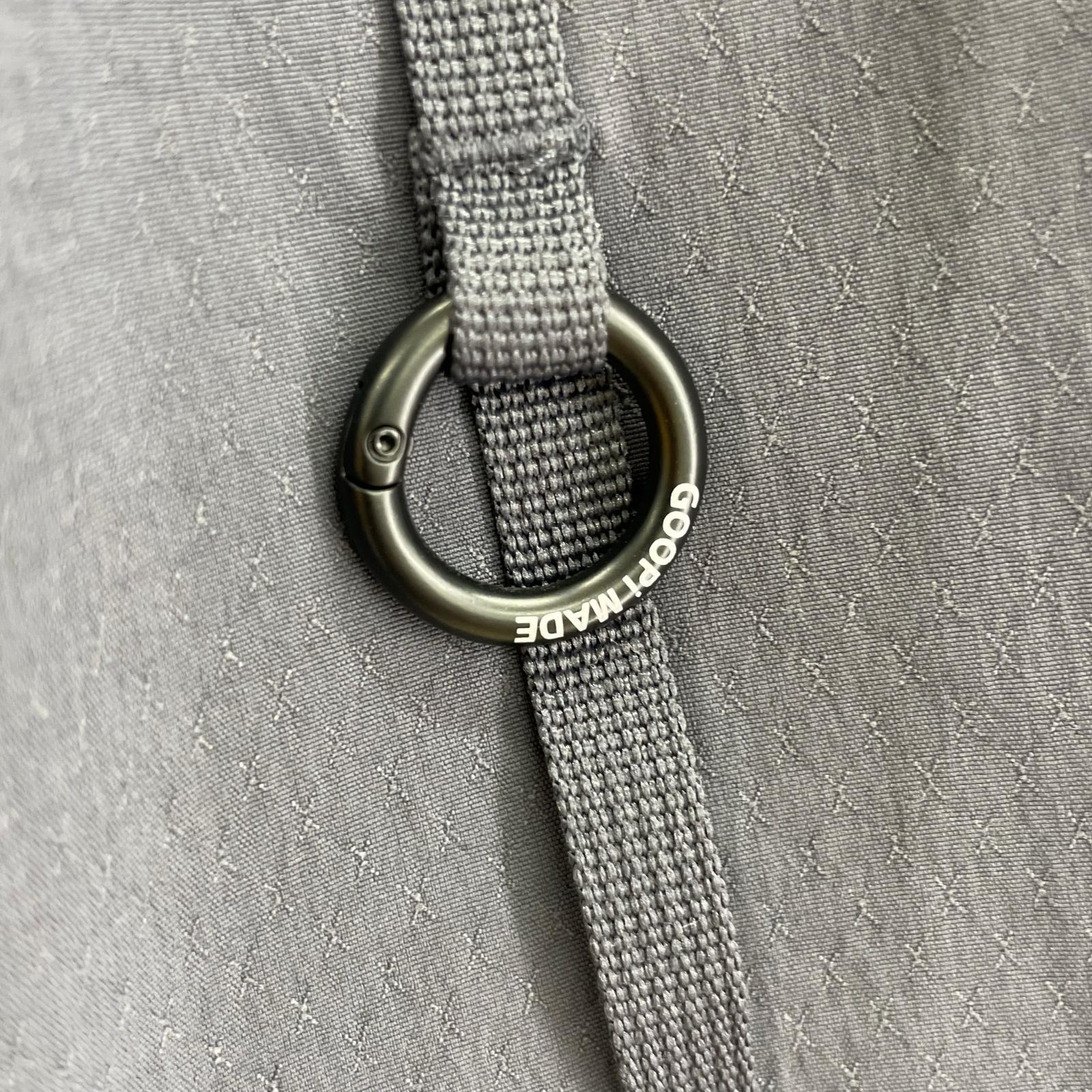 パンツ × GOOPIMADE ストラップバギースラックス グレー 1 グレー