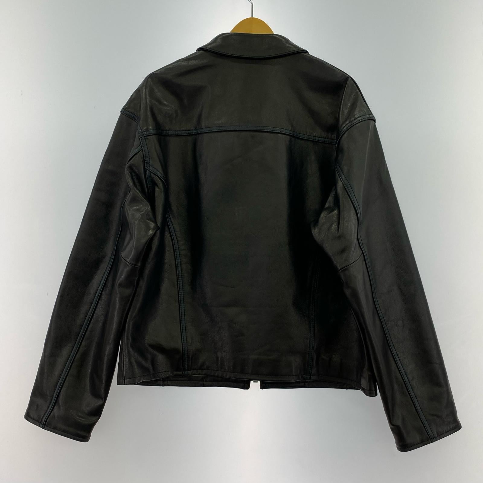 レザージャケット カウレザージャケットL L ブラック