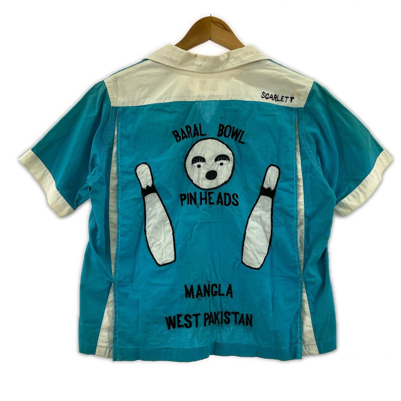 半袖シャツ MALIK'S ボーリングシャツ BLU
