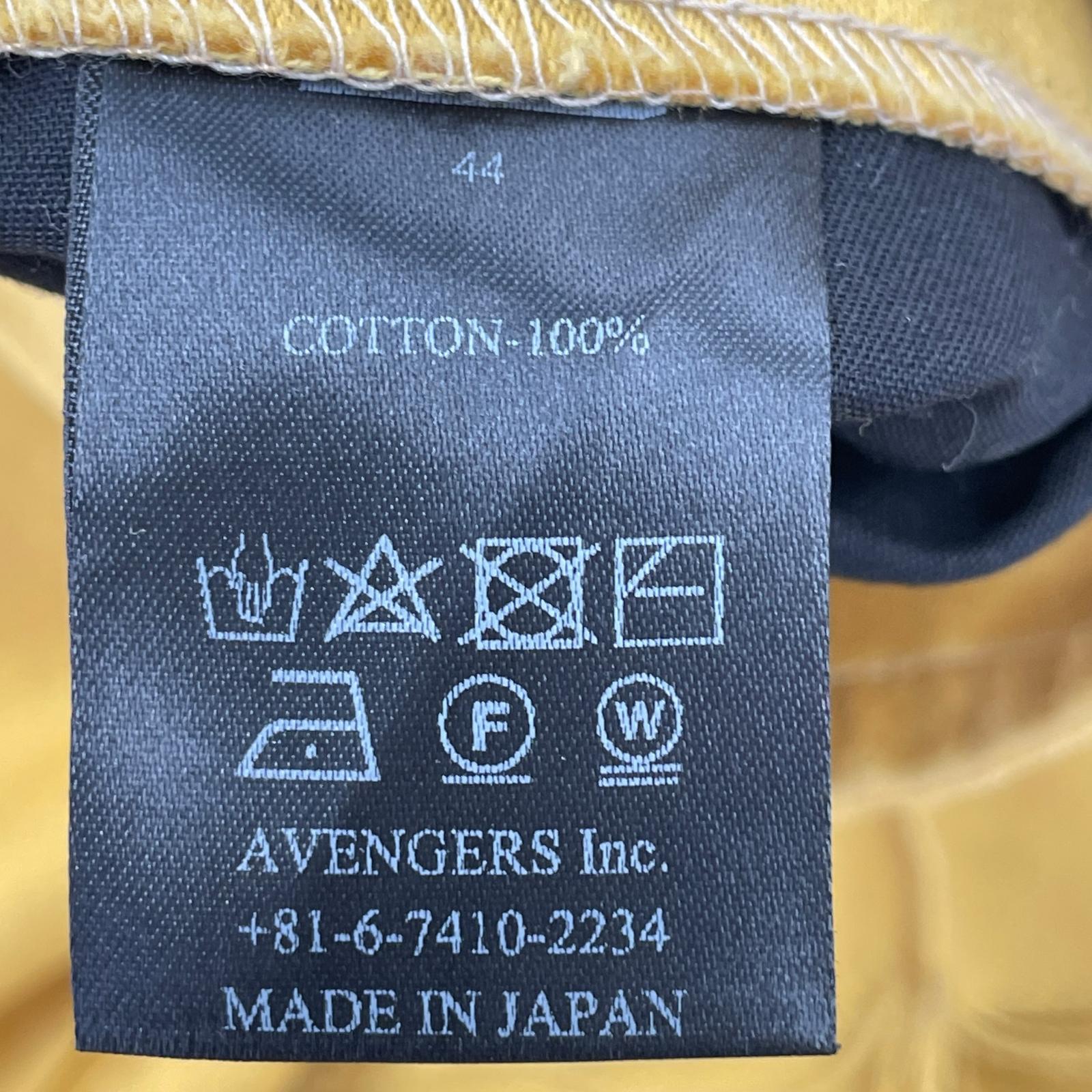 パンツ MINUS - マイナス マスタード 加工パンツ-44 44