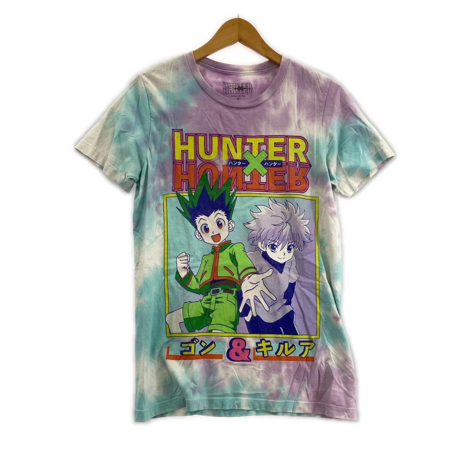 半袖Ｔシャツ HUNTER×HUNTER ハンターハンター ゴン&キルア アニメキャラプリントTee S タイダイ S マルチカラー