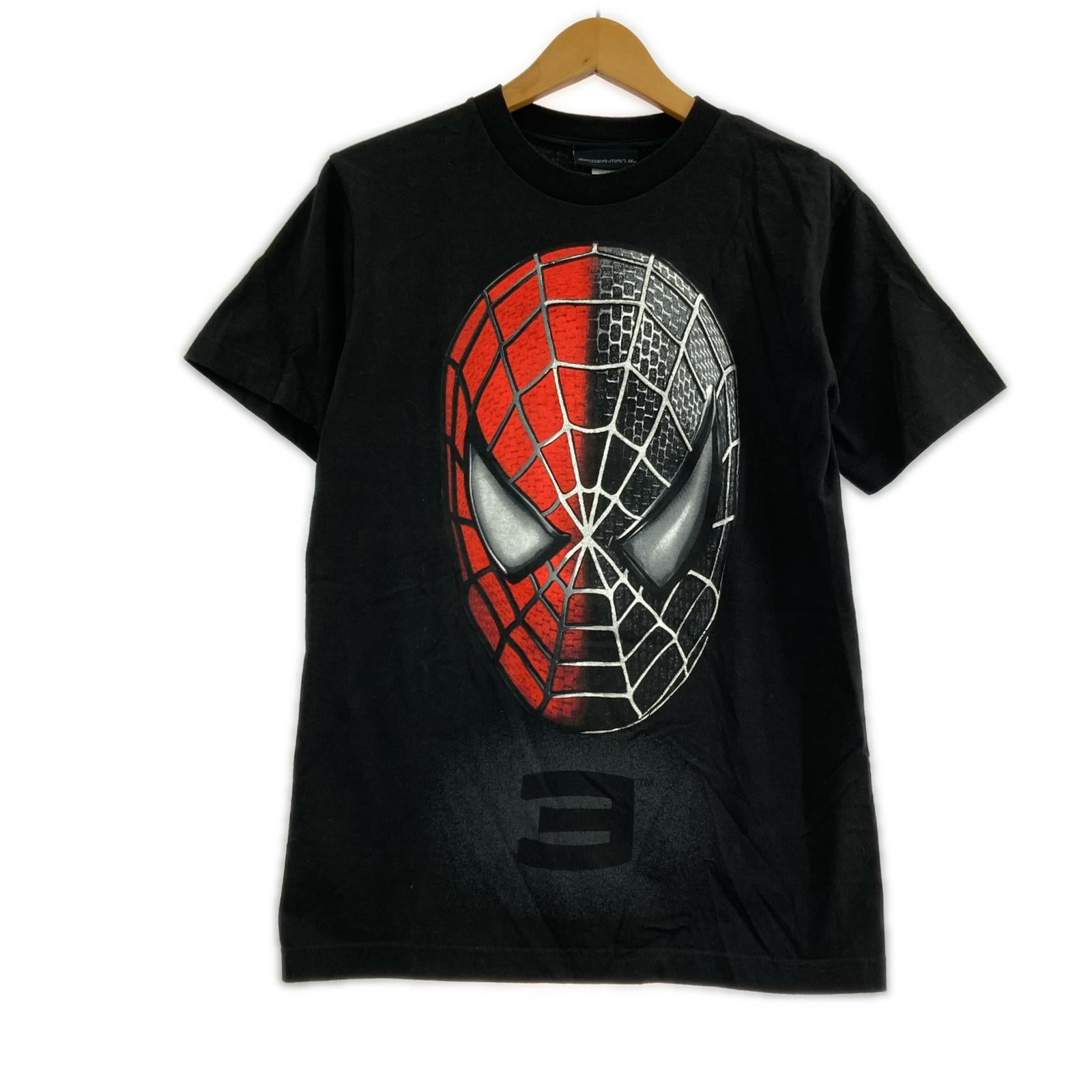 半袖Ｔシャツ 00s SPIDER-MAN 3 スパイダーマン ムービーTee S ブラック S ブラック