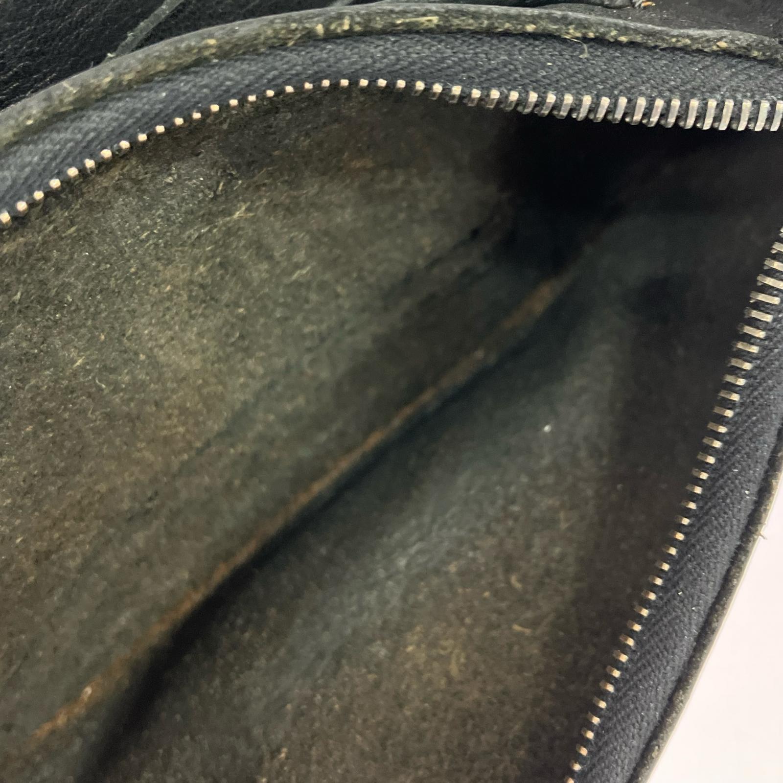 長財布 2015S/S ダブルショルダー 二つ折り財布 黒 ブラック