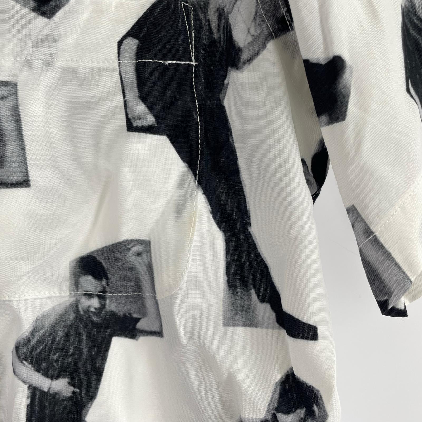 半袖シャツ ×jim jarmusch 総柄レーヨンシャツ S WHT S