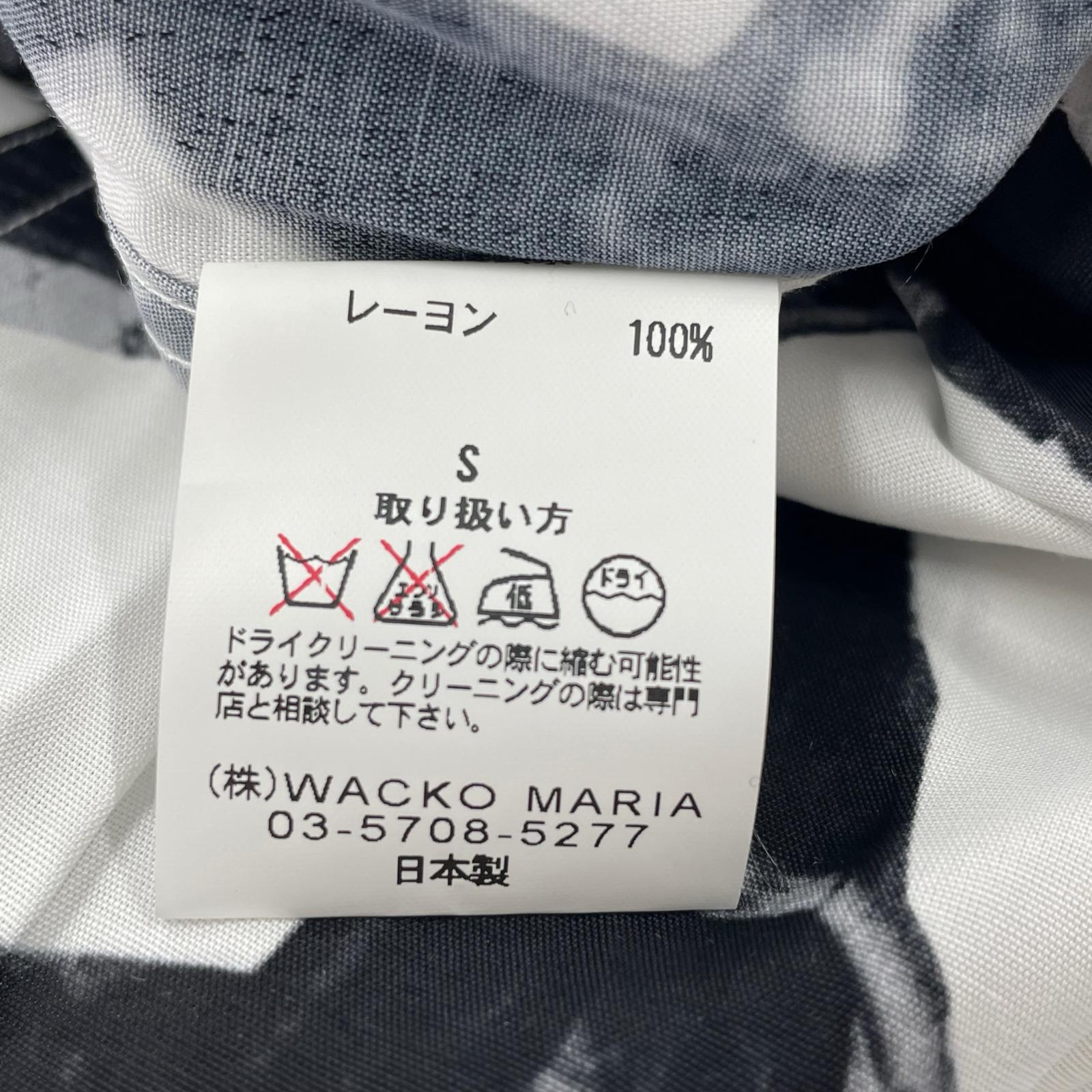 半袖シャツ ×jim jarmusch 総柄レーヨンシャツ S WHT S