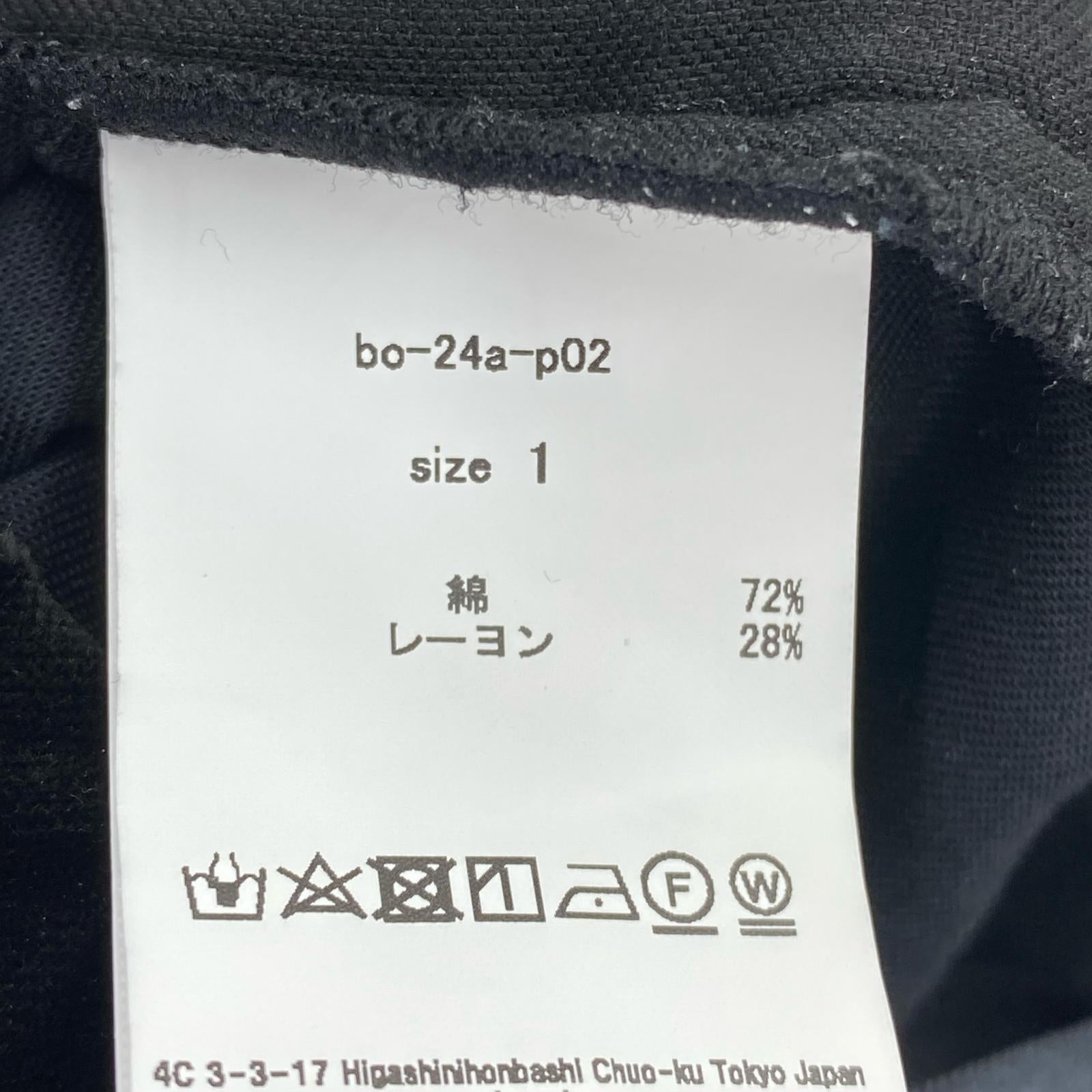 パンツ bo-24a-p02 ブラック