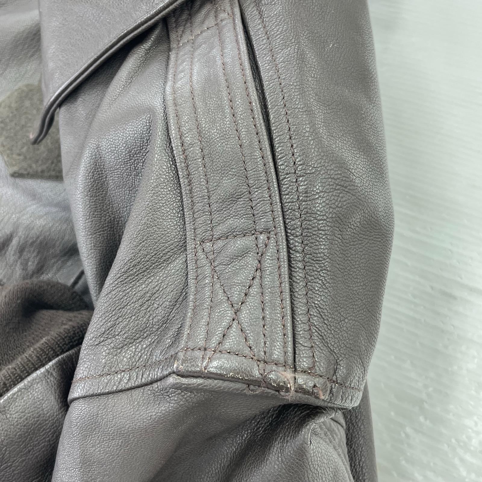 レザージャケット SADDLERY A-2 レザーフライトジャケット 38S ブラウン ブラウン