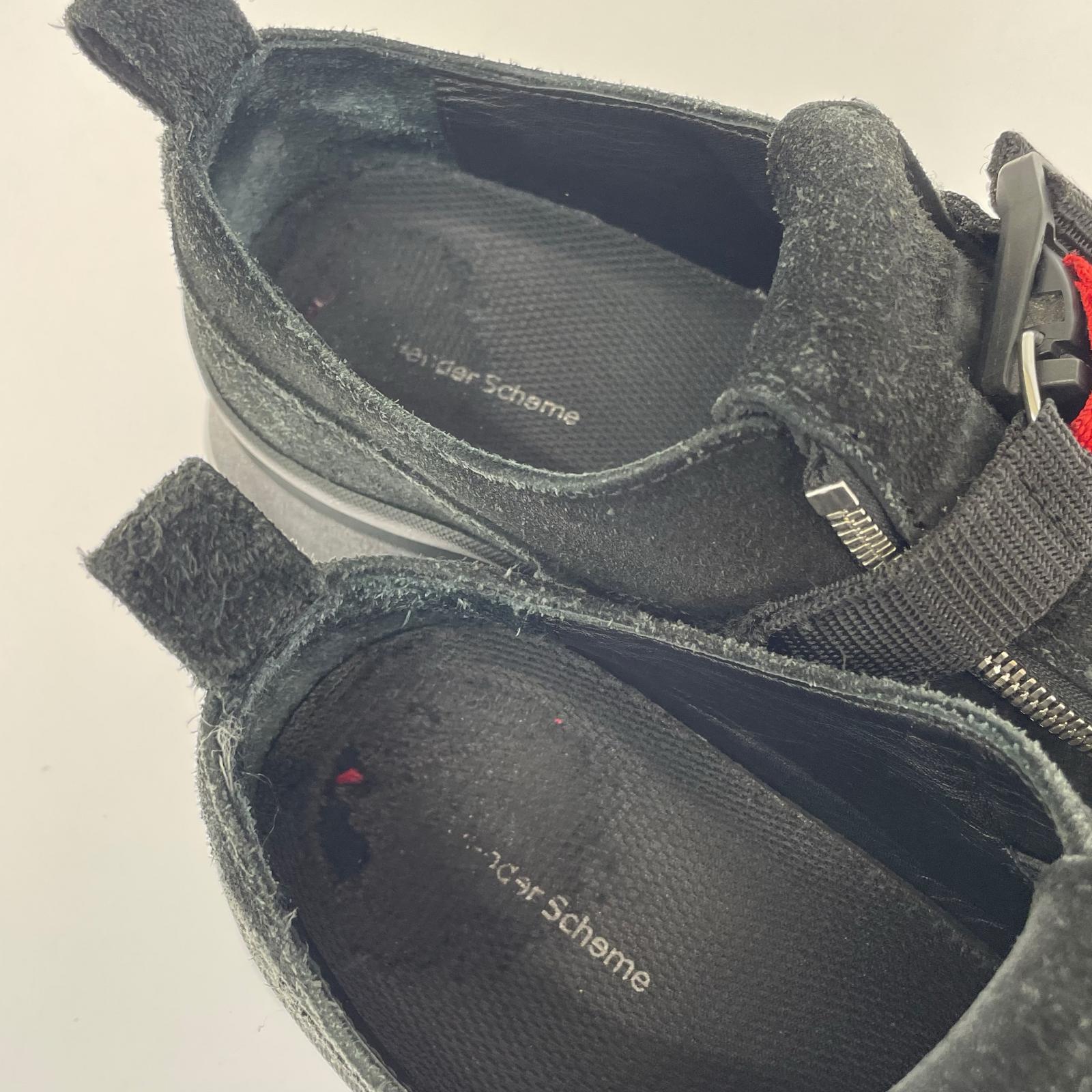 シューズ Hender Scheme 23AW purse trek パーストレック スウェードシューズ 39 黒 39 ブラック