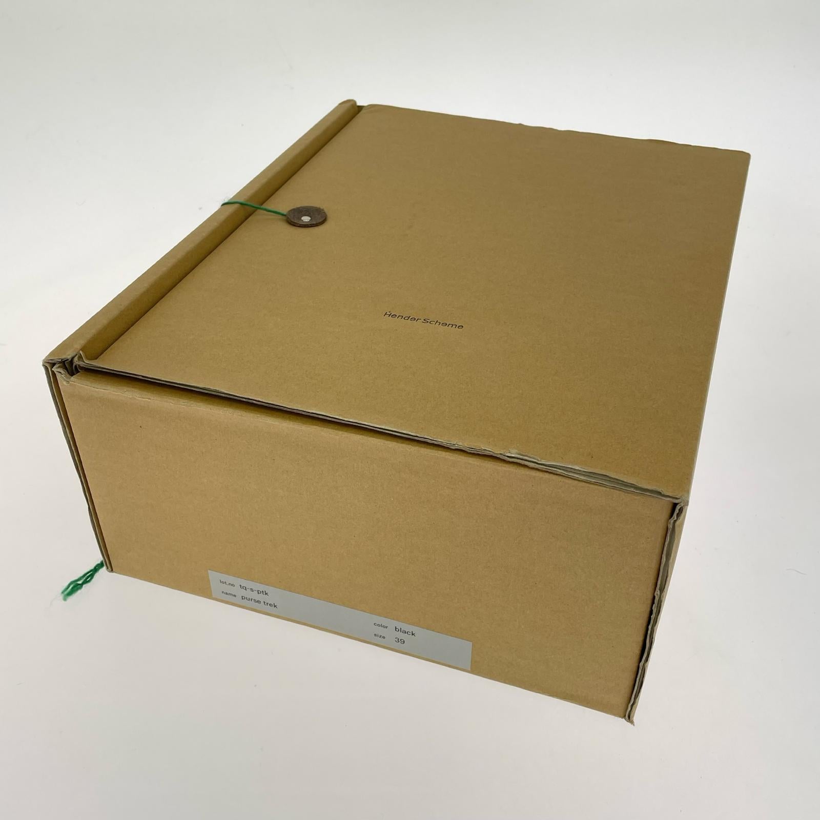 シューズ Hender Scheme 23AW purse trek パーストレック スウェードシューズ 39 黒 39 ブラック