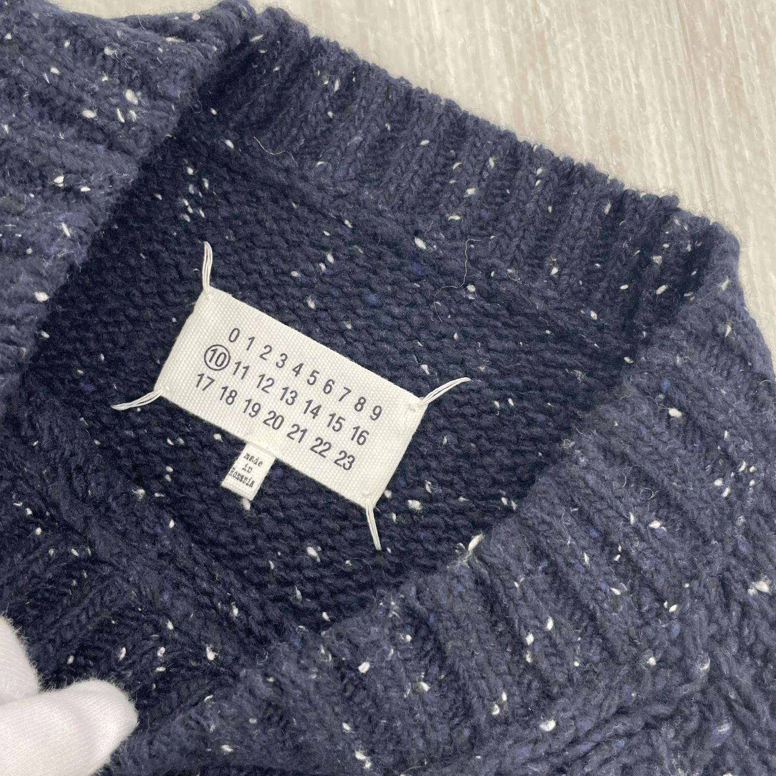 ニット 19AW クルーネックメランジニット M M
