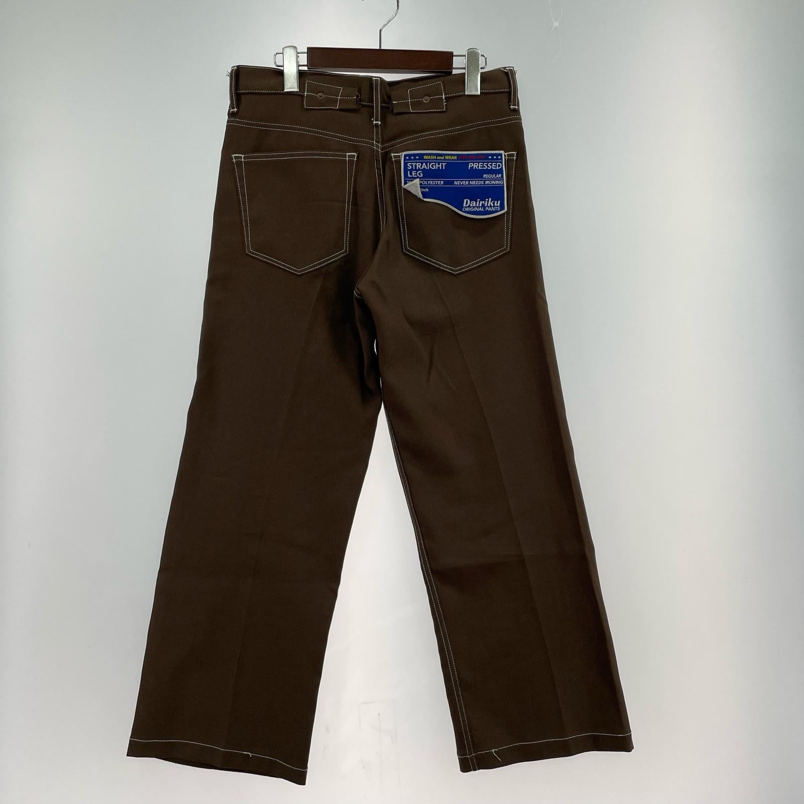 パンツ 20ss スタプレ　茶 29 ブラウン
